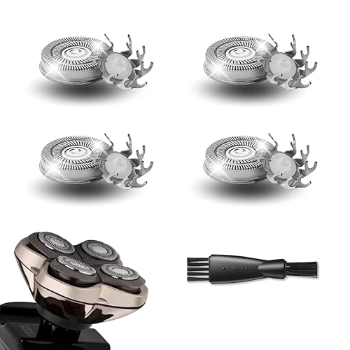 Paquete de 4 cuchillas de repuesto para afeitadora Skull Shaver Pitbull Gold PRO y Silver  4 cabezales de repuesto para afeitadora Pitbull mejorados disponible en Yaxa Colombia