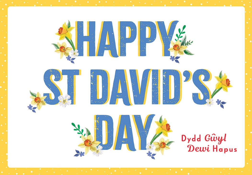 St David's Day, Happy St David's Day - 7 x 5 inches - Regal Publishing