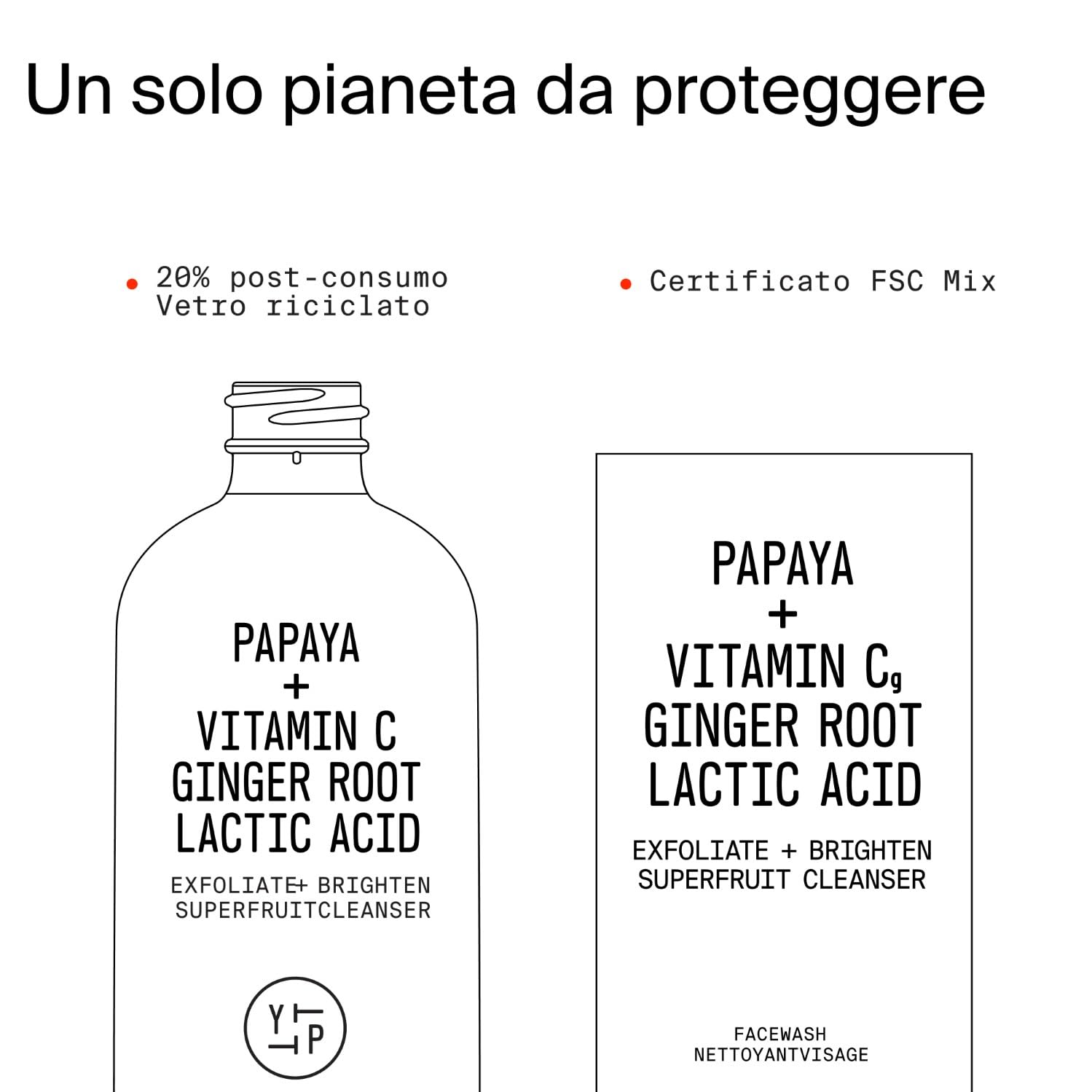 Youth To The People Superfruit Cleanser, Detergente Viso Esfoliante Delicato, Con Papaya e Vitamina C, Detergente Idratante Lenitivo, Illuminante, Struccante Delicato per la Pelle