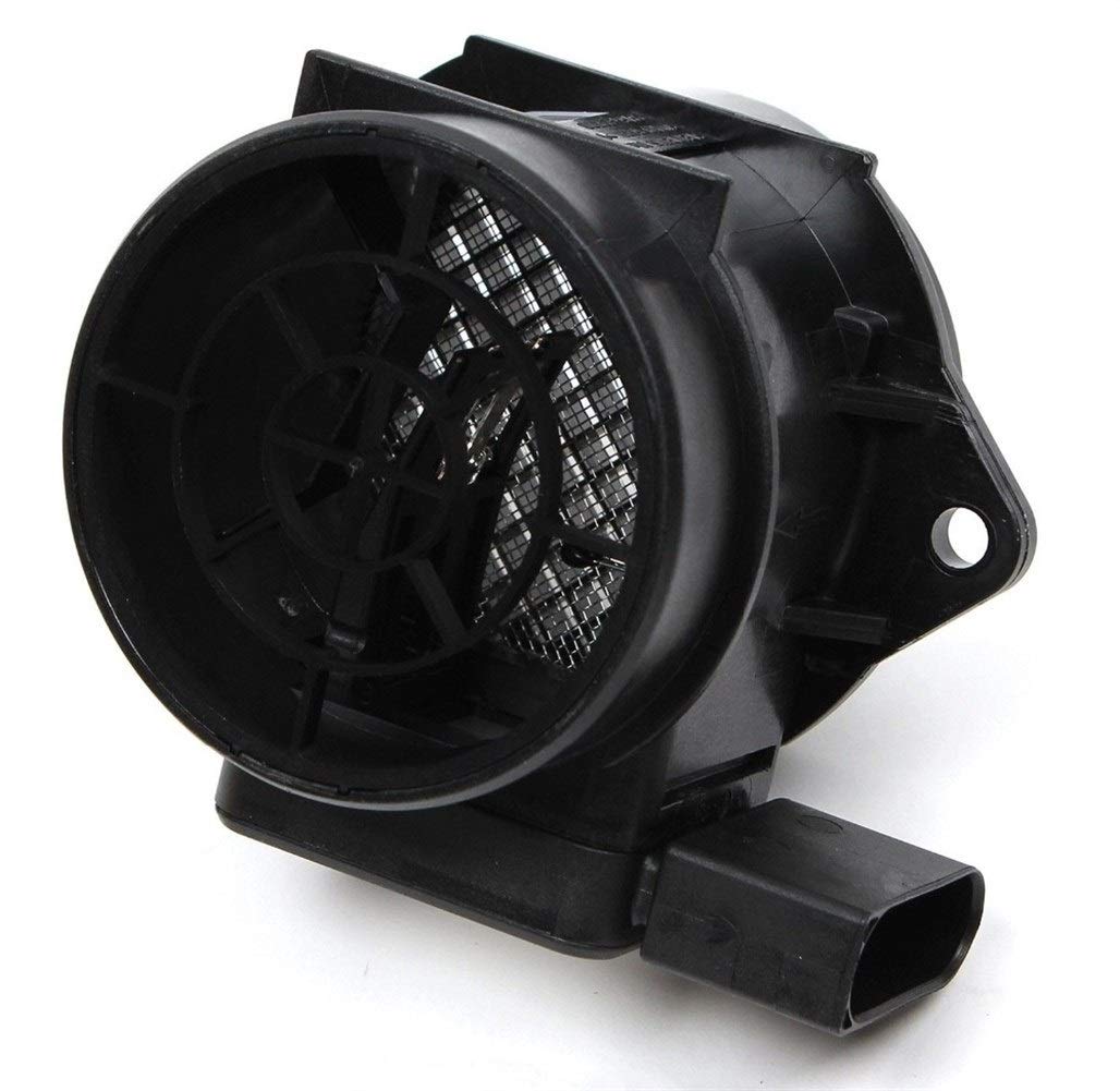 MAF Misuratore Massa d'Aria di Flusso Adatta for 2002-09 Hyundai Kia 1.6L 2.0L OEM 28164-23700,7.07759.11.0 Materiale plastico è Forte e Durevole Auto Parts Nero Sensori Flusso d'Aria
