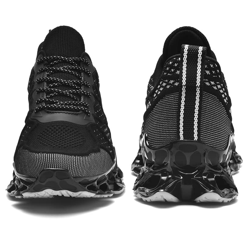 Image of Poramea Mens Slip on Loafers Walking Tennis Shoes Laceless Running Blade Sneakers Mesh Trail Jogging Casual Athletic