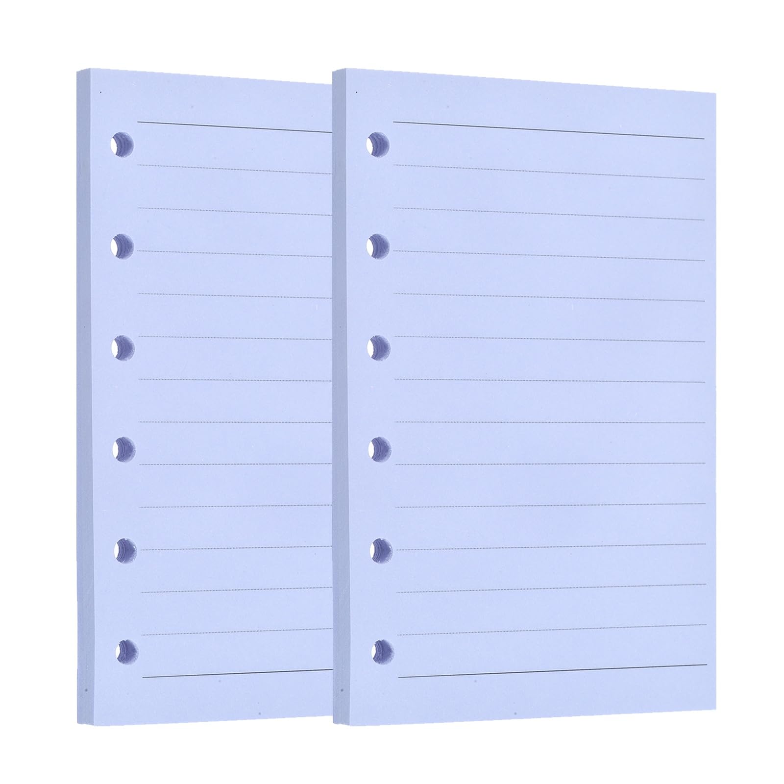 PATIKIL A7 Binder Ruled Refill Paper,120 Sheets/240 Pages, Purple