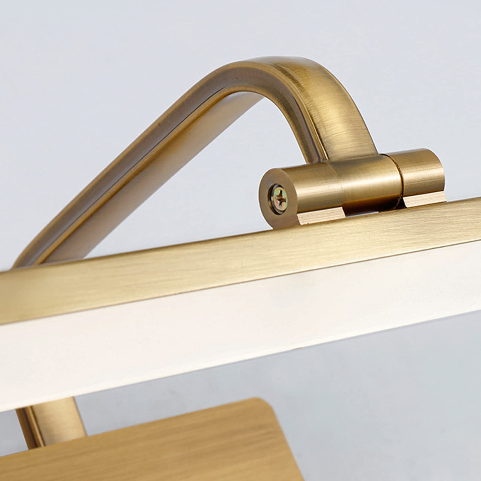 Einfache LED-Spiegelleuchte im europäischen und amerikanischen Stil, für Badezimmer, Toilettenspiegel, Schrankbeleuchtung für Zuhause, Hotel, Schminktisch, Make-up-Lampe (57 cm, warmes Licht)