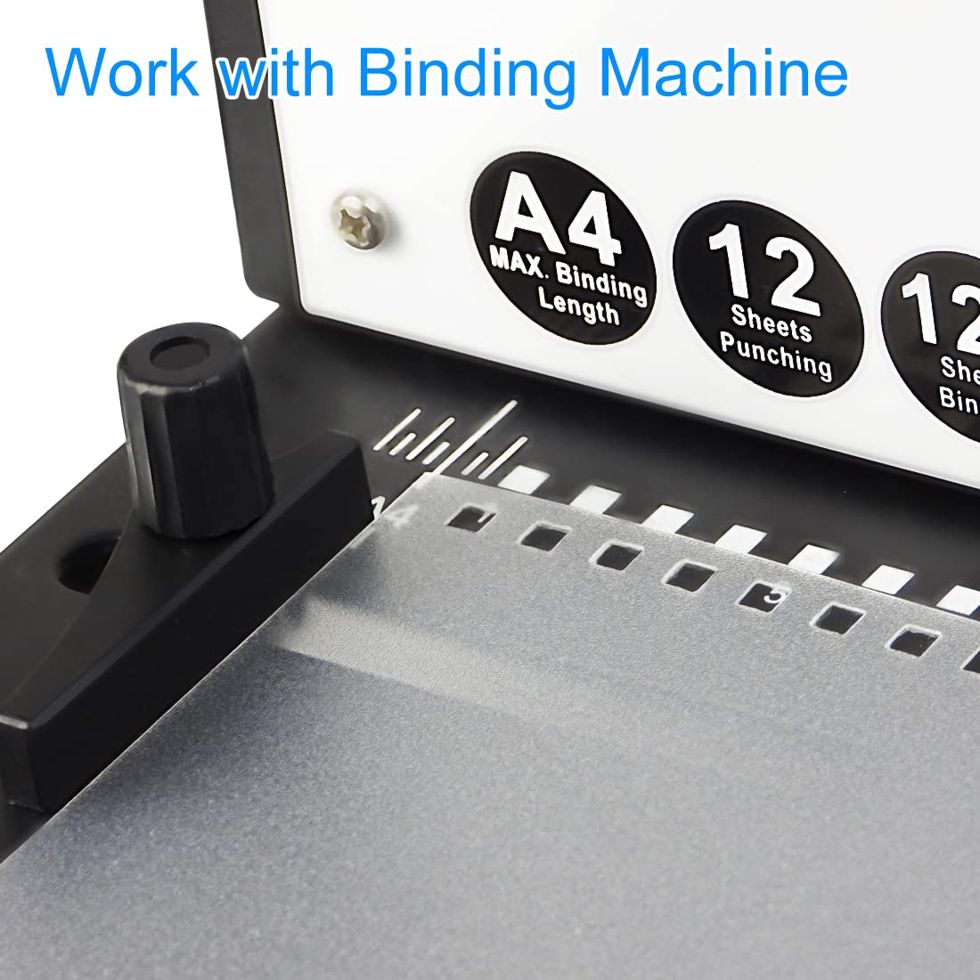 Copertine Per Rilegatura RAYSON - 50 Pezzi A4, PVC Trasparente 200 Micron, Per Documenti - Foto 5