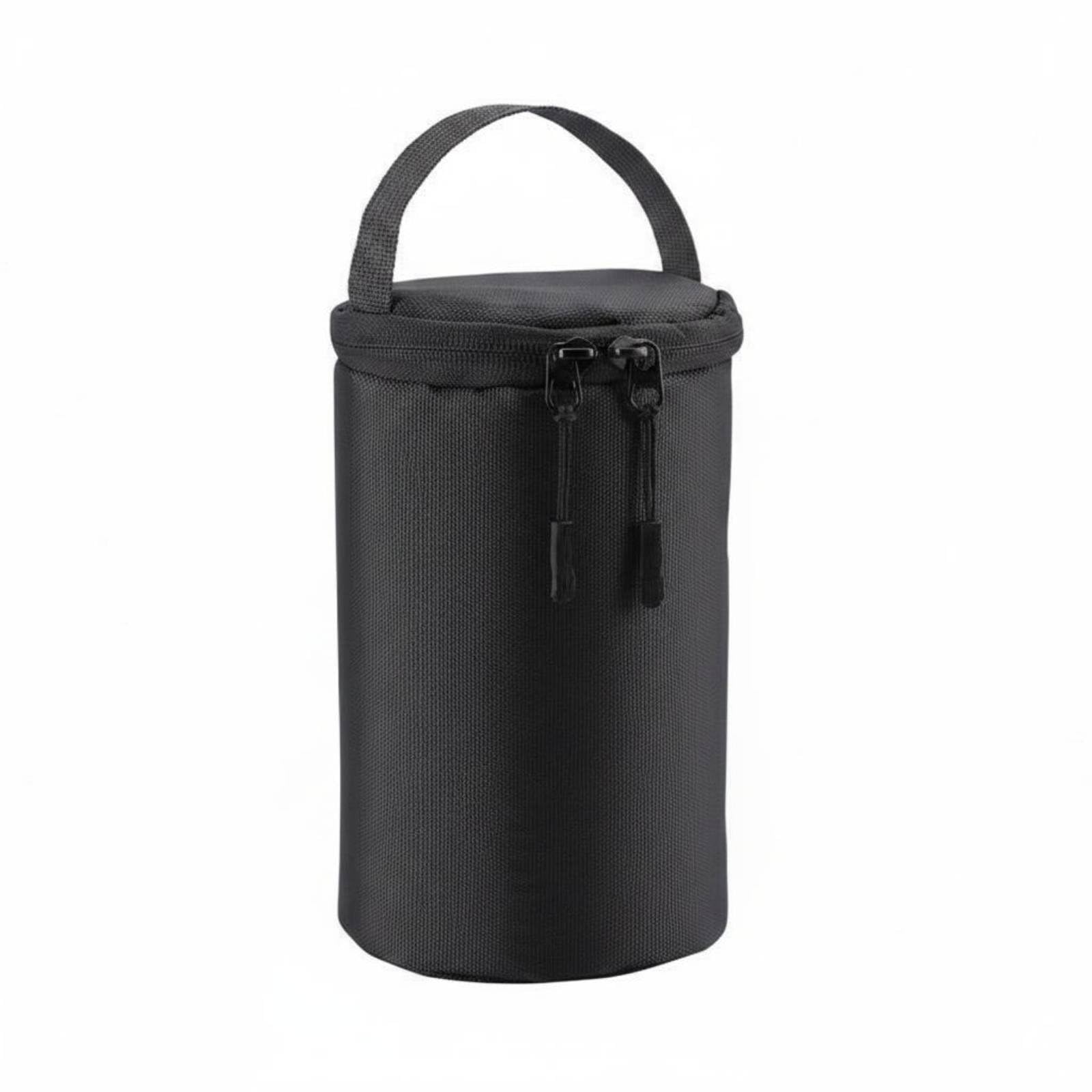 APIRILY Shockproof Gas Canister Storage Bag Portable Fuel Container Carrying Case Multi-Purpose Cylindrical Lantern Bag Long-Lasting 900D Material for Campers, Hiking, Black, S-image-42
