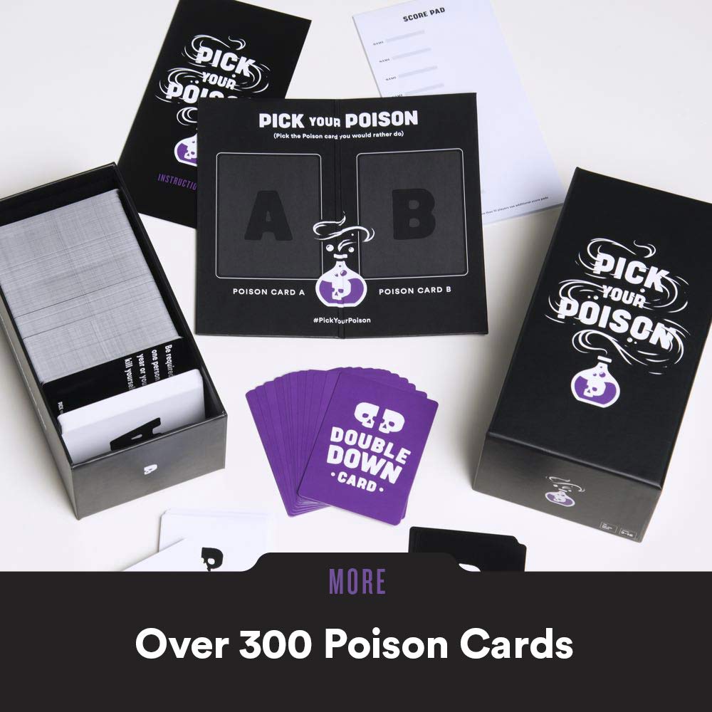 Pick Your Poison Card Game The “What Would You Rather Do?” Game for