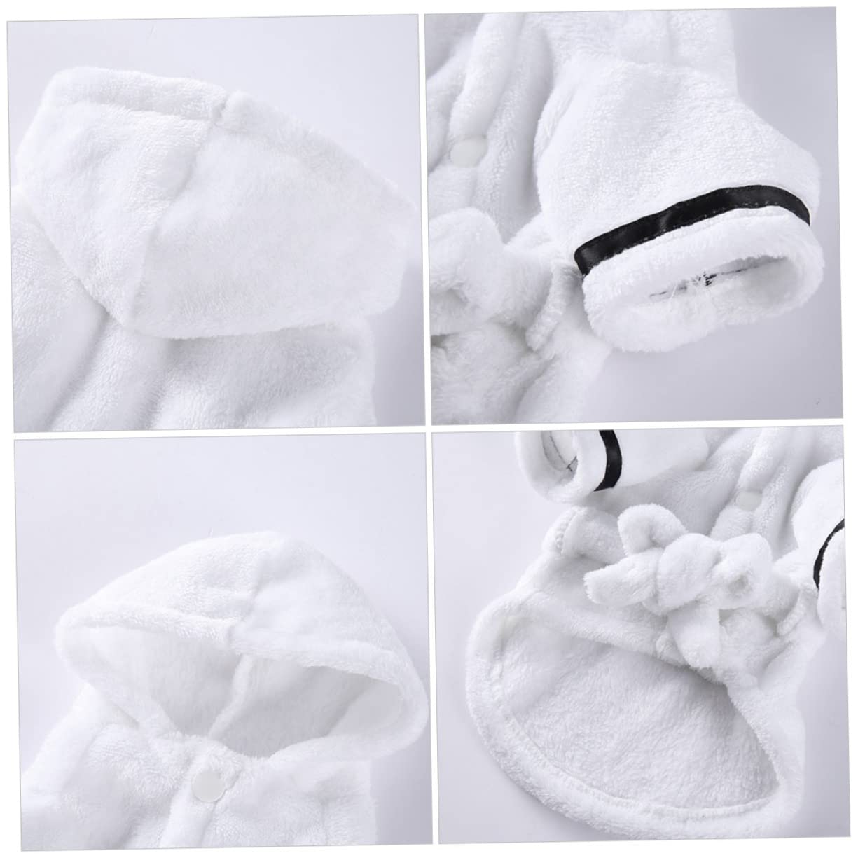 POPETPOP 5 Pezzi di Abbigliamento per Animali Domestici Accappatoio per Cani Accappatoio Assorbente per Acqua Comodo per Cani Elegante
