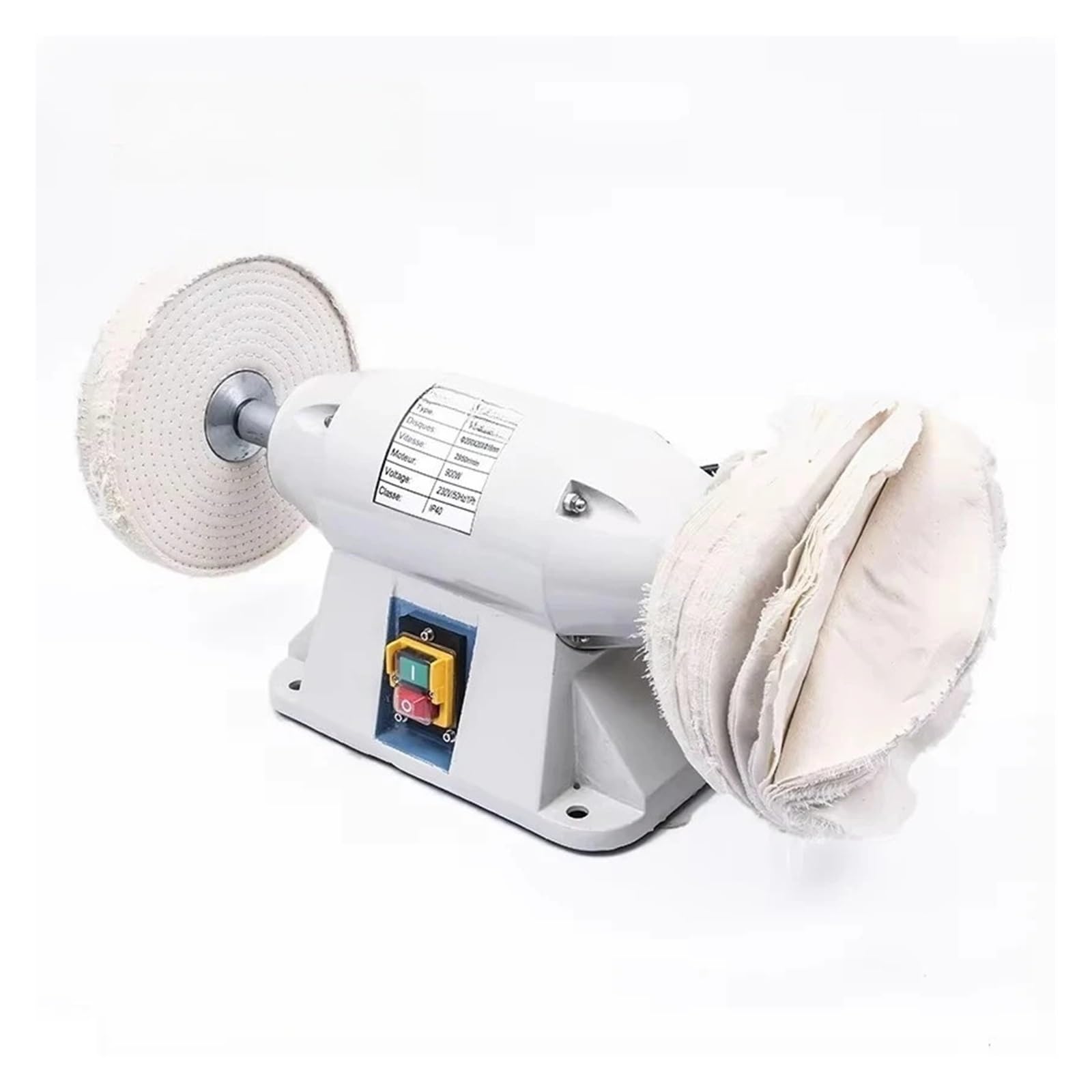 Máquina pulidora de 750W, amoladora de escritorio, rueda de 200mm para molino de uso neral