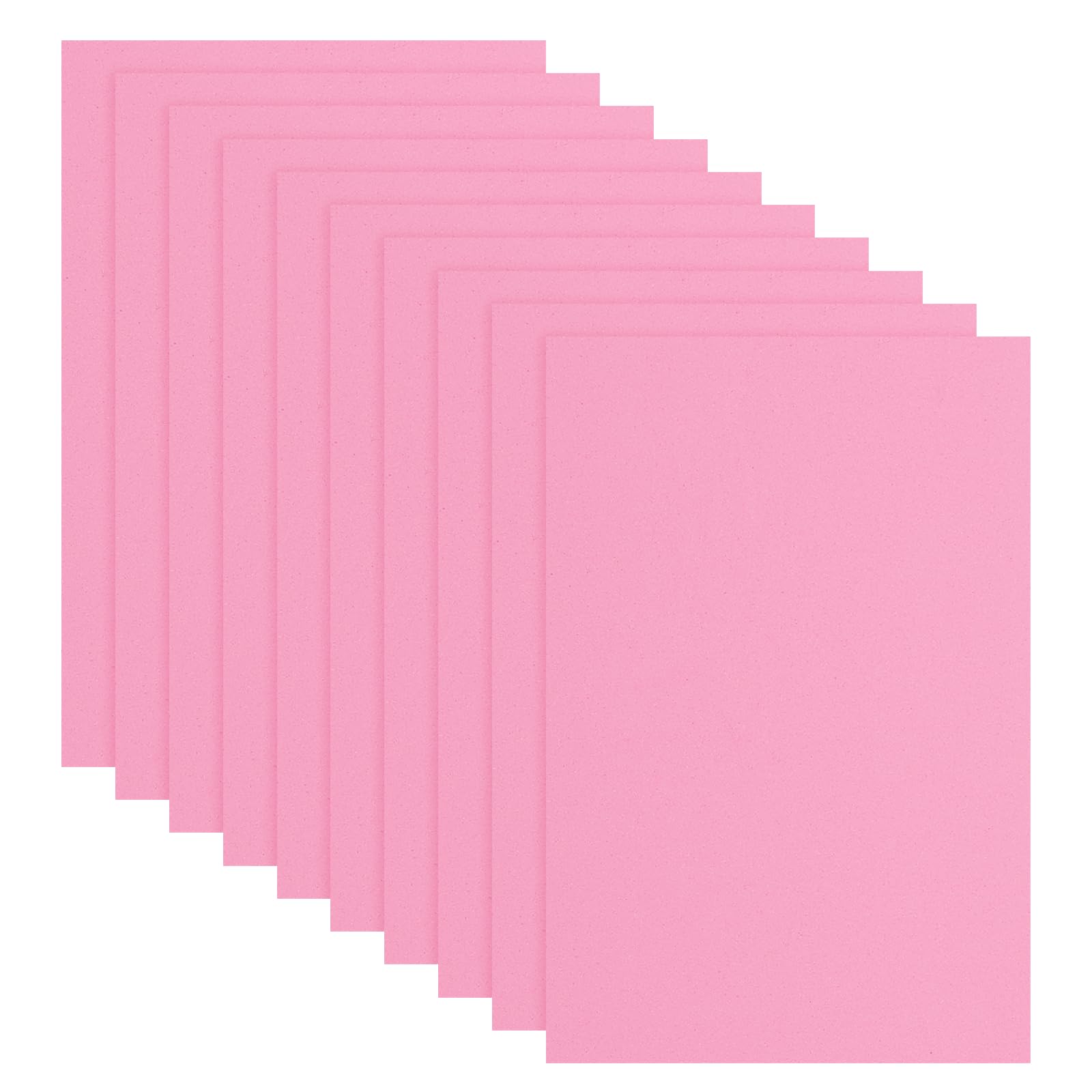 sourcing map 10 Pcs Pink EVA A4 Foam Sheets Crafts, 12 x 8 Inch Foam Paper for DIY Crafts Project Classroom Scrapbook Art Cards Home Office Decoration (2mm Thick)