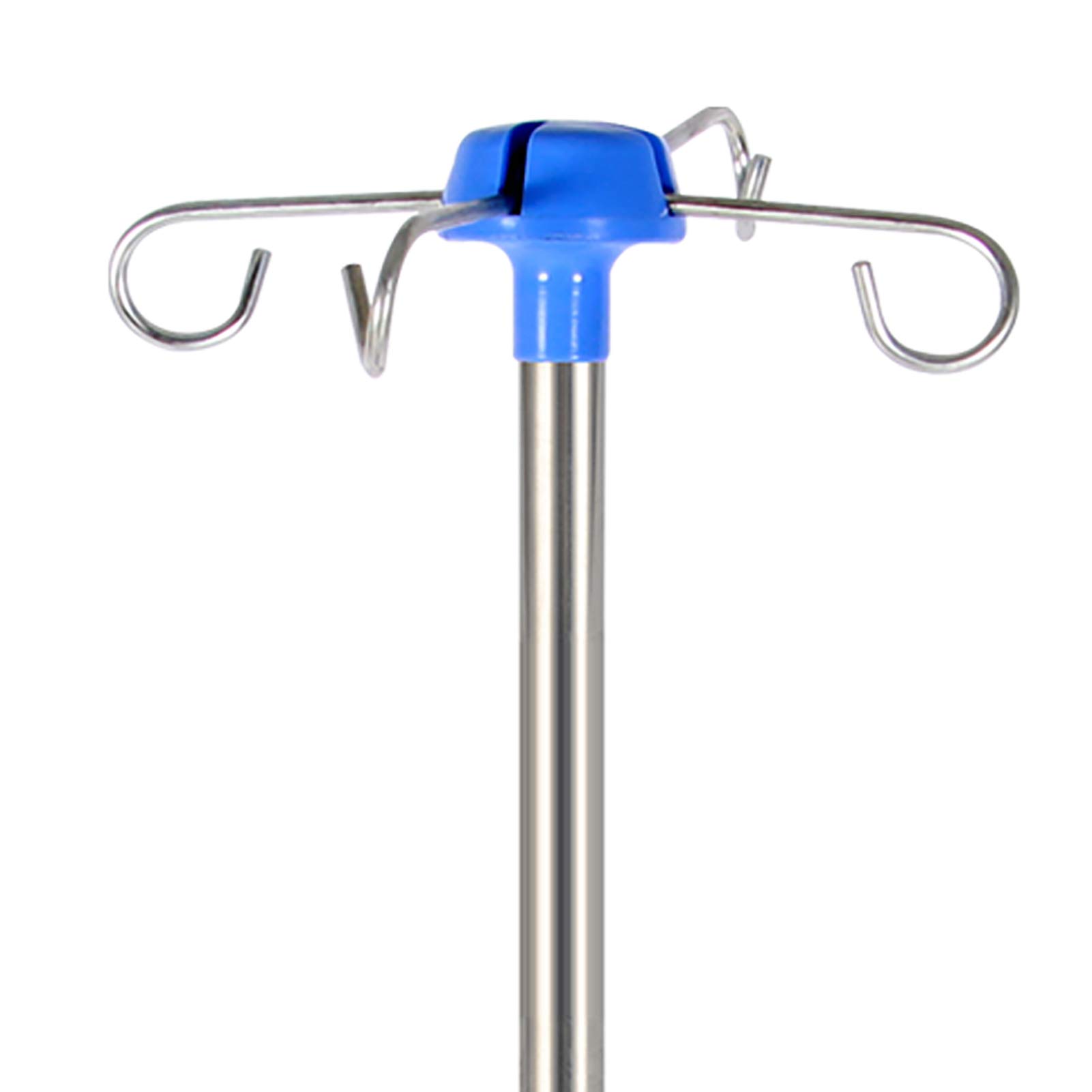 Poteau à Perfusion Portable Avec Roulettes - Support Réglable 90-190cm, Pliable - Pour Soins à Domicile, Voyage, Hôpital - 4