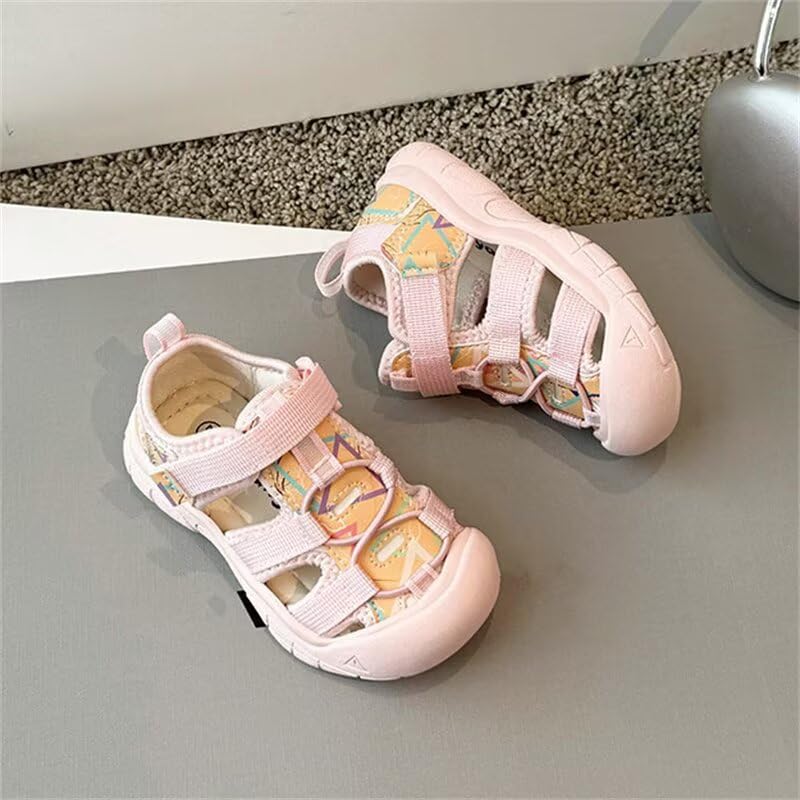 Kids Boy Girl Closed Toe Lightweight Sport Sandals for Summer Outdoor Walking Beach Aqua2