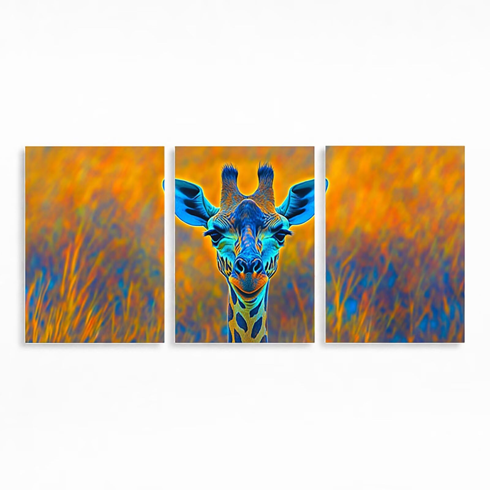 Diament Malarstwo Żyrafa, Cyrkonie Malarstwo Numery Dorosłych 3 Pack, 5D DIY Diamentowe Malarstwo Dorosły 40 x 60 cm, Diament Zwierzę Ścieg krzyżykowy Zestaw Rzemiosła Do Dekoracji Salon Sypialnia