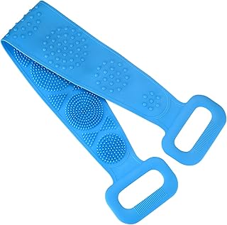 فرشاة ظهر من السيليكون، فرشاة للجسم، فرشاة ظهر 70 سم، فرشاة تدليك، فرشاة حمام مزدوجة الظهر، فرشاة استحمام سيليكون للاستحمام الخلفي والجسم والقدم