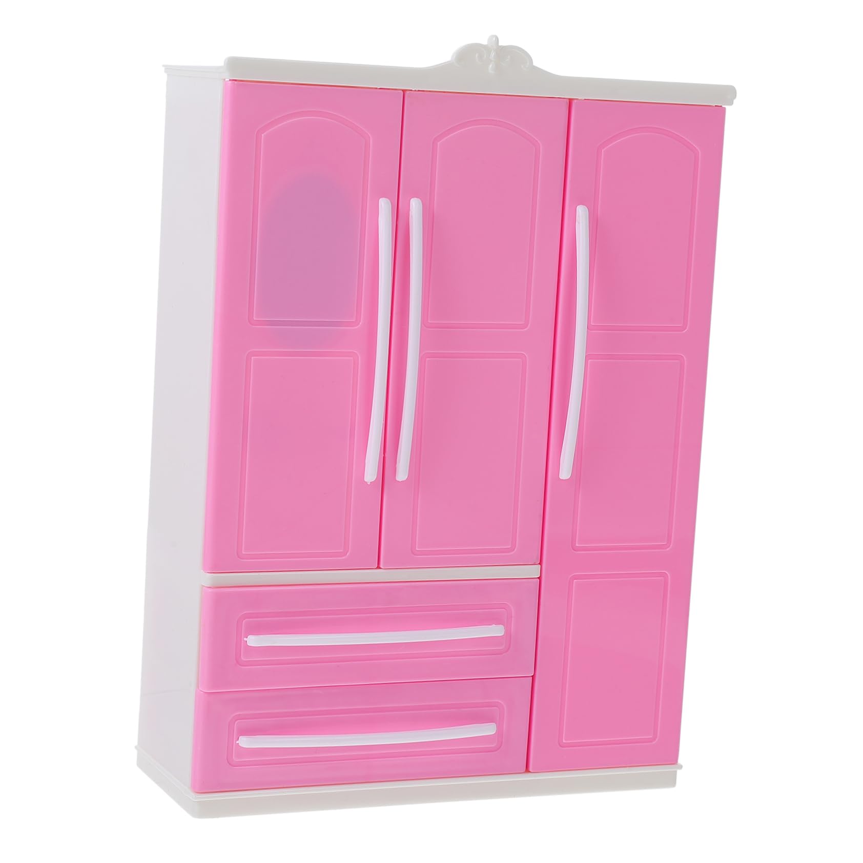 Kisangel Mini Doll House Wardrobe 1pc Doll Closet Decor Sturdy Miniature Furniture Accessory