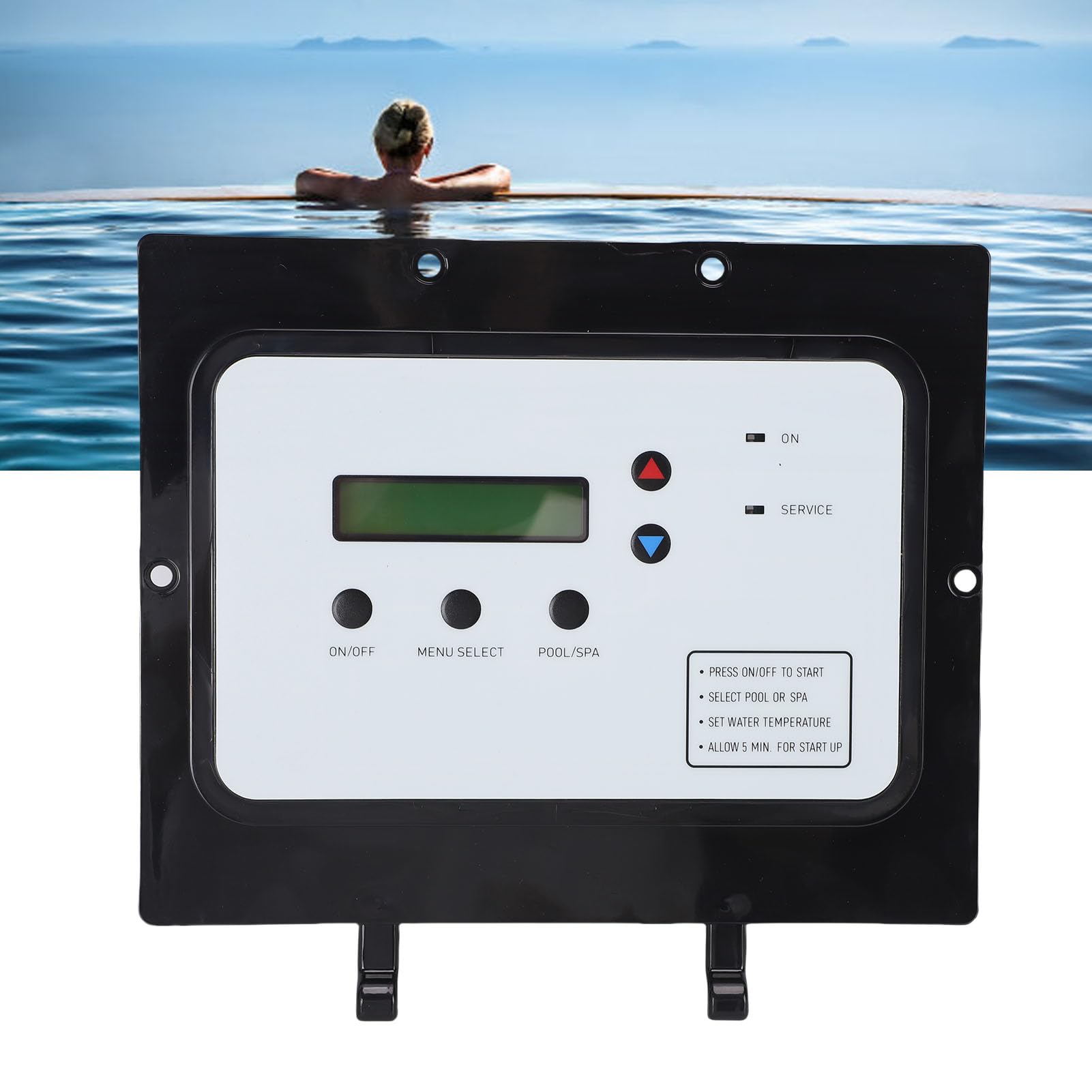 aqxreight Conjunto de Tablero de Control de Calor Automático, Reemplazo de Tablero de Control de Pantalla Digital para 460928 460929 460930 460931 460932 460933, con Carcasa de ABS