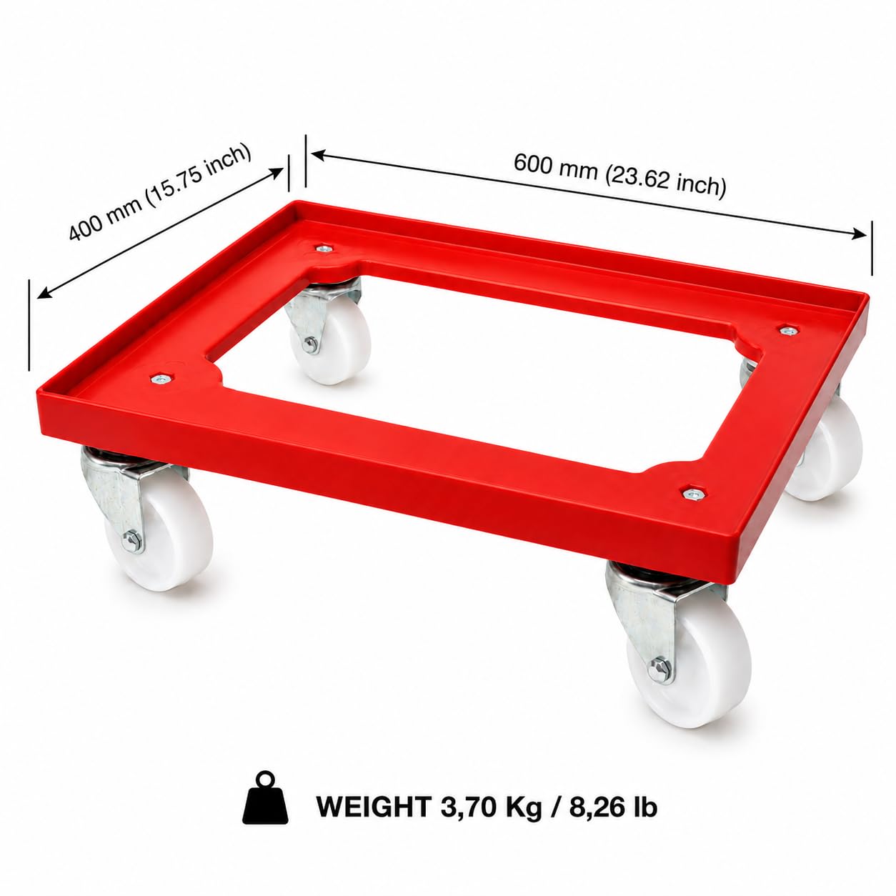 L'Oro Del Sud Dough Box Dolly Fits 23.6