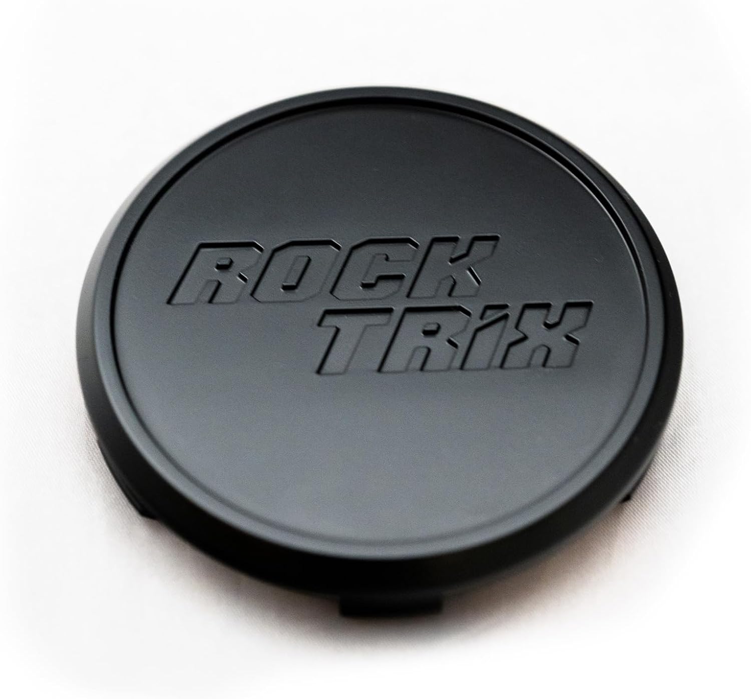 RockTrix Center Cap Flat Design with Recessed Logo for RT101 RT102 RT103 RT104 RT105 RT106 RT107 RT108 RT109 RT110 RT111 RT112 RT113 RT114 RT115 RT116 RT117 RT118 Wheel - Matte Black - Pack of 1