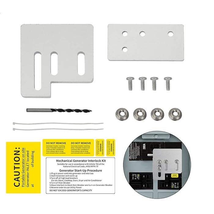 Buy Foruly Generator Interlock Kit for Homeline or Square D QO Plug in