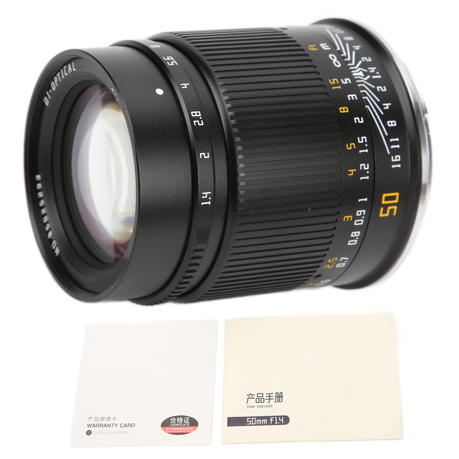 TTArtisan Obiettivo Per Fotocamera ASPH 50mm F1.4, Obiettivo Per Fotocamera Mirrorless Full Fame con Ampia Apertura E Messa a Fuoco Manuale, Obiettivo Per Fotocamera ASPH - Obiettivo Full Frame Ad Alt
