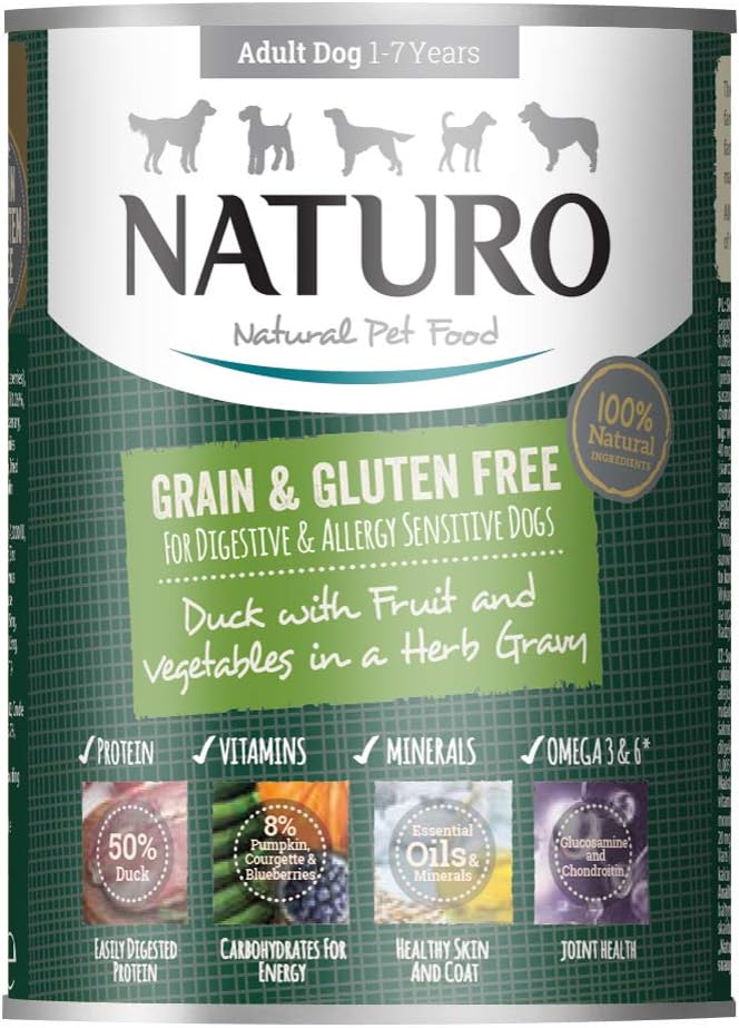 Naturo Adult Dog Food, Variety Pack, 6 x 400g Amazon.co.uk Pet Supplies