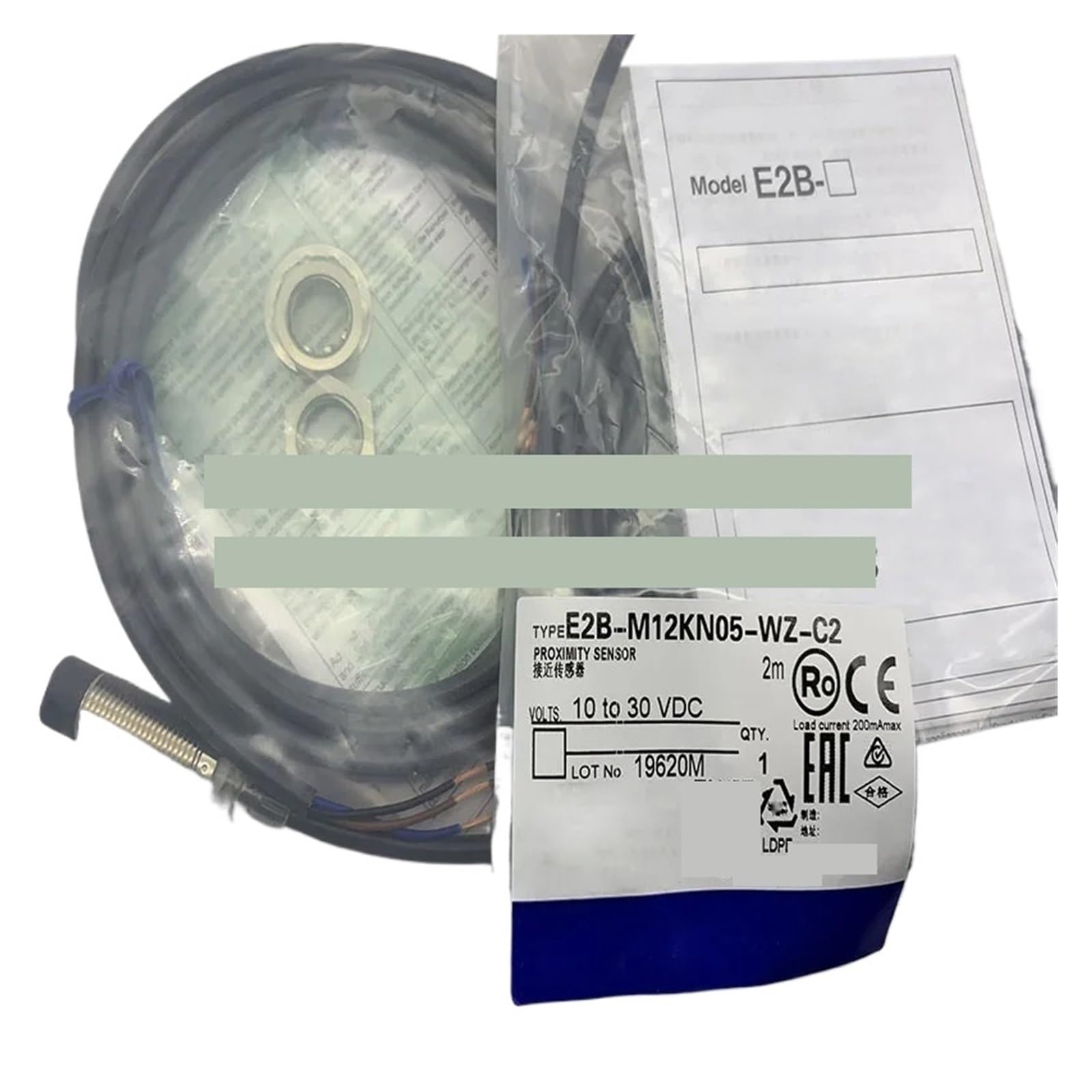 YMUGUEGH E2B-M12KN05-WZ-C2 E2B-M12KS02-WZ-C1 E2B-M12KS02-WP-C1 E2B-M12KS02-WP-B1 proximity switch(E2B-M12KS02-WP-C1)