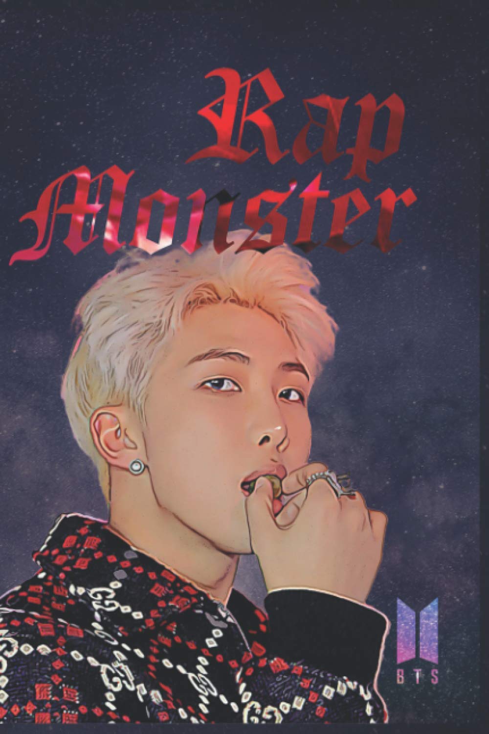 BTS Notebook | Rap Monster : RM notebooks | 6 x 9 collage ruled 110 pages | Bangtanboys journal