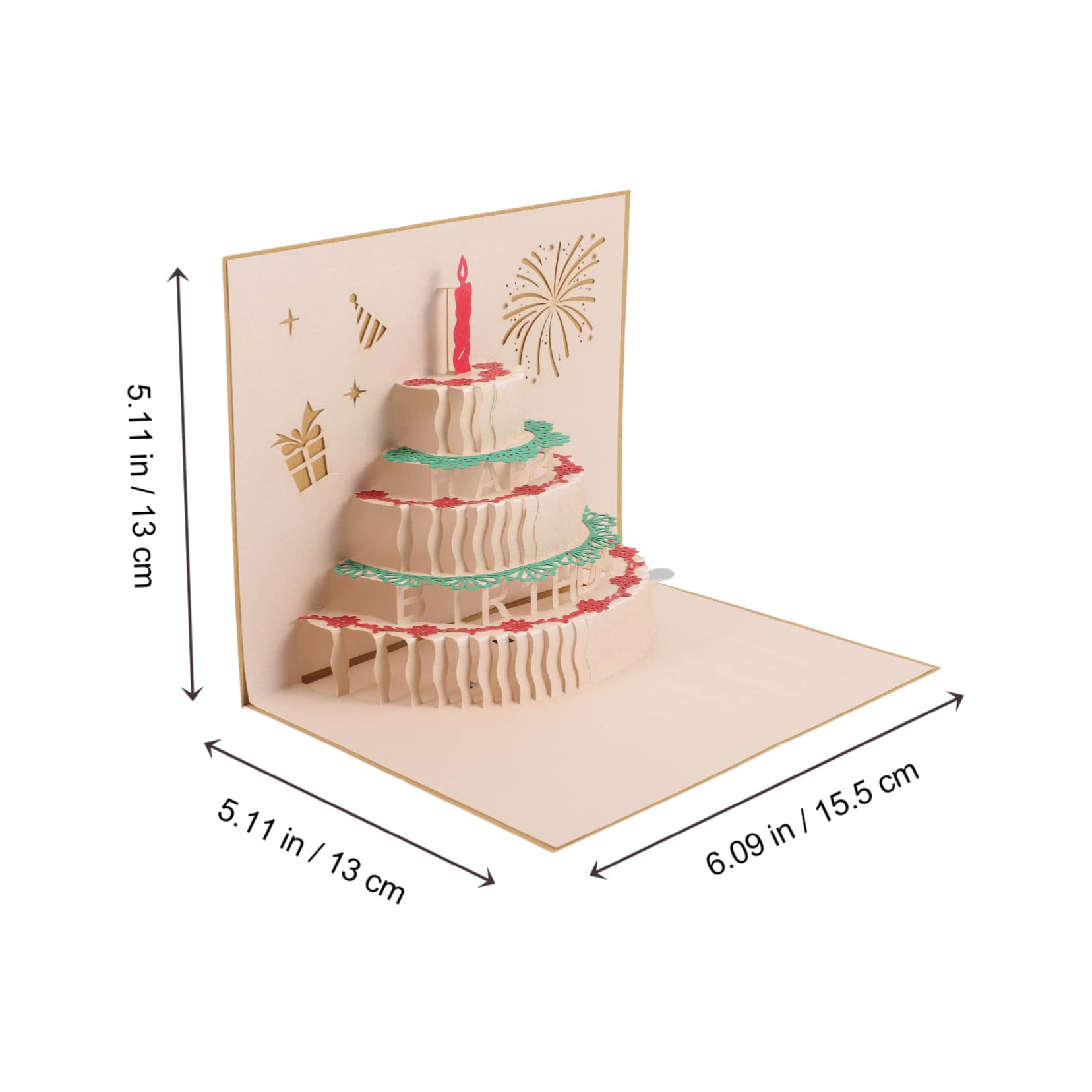Abaodam 3stücke Geburtstagskarte Mit Musik Und Licht Kreative Glückwunschkarte Für Besondere Anlässe Handmade Geburtstagsgeschenk Für Freunde Und Familie Stilvolles Design Aus