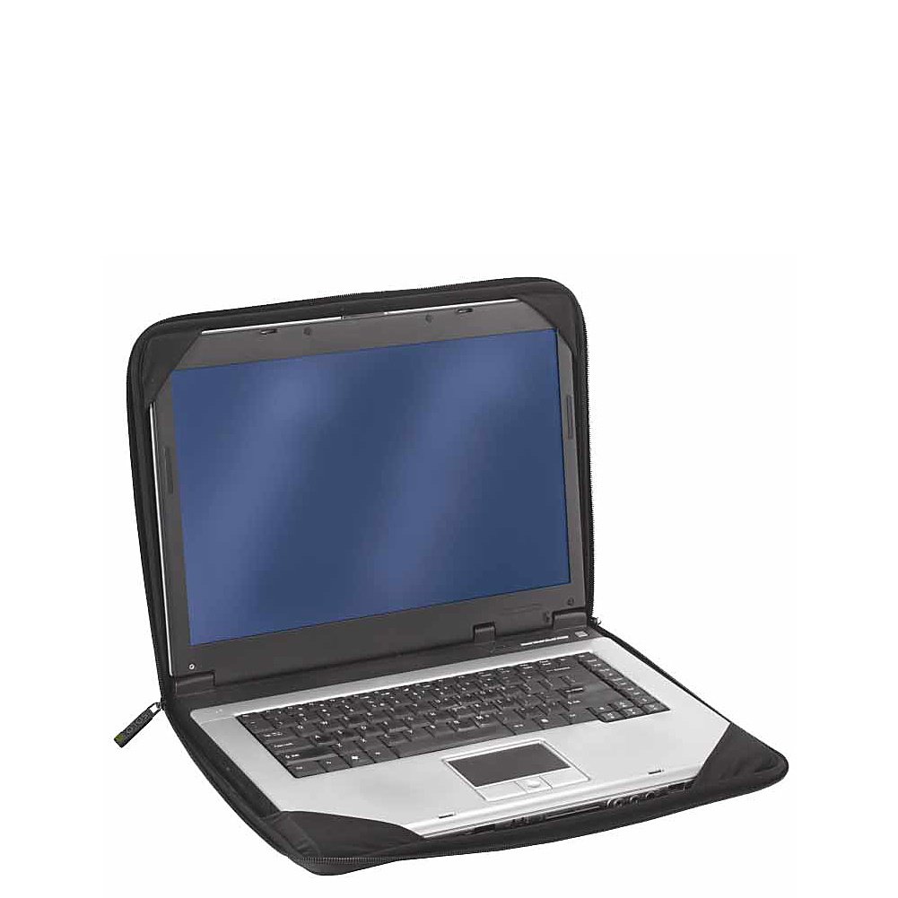 Solo New York Collection AlwaysOn Laptop Sleeve, Check-Fast Airport Security-Friendly Sleeve for Notebook Computer up to 17-Inches, Black, TCB102-4