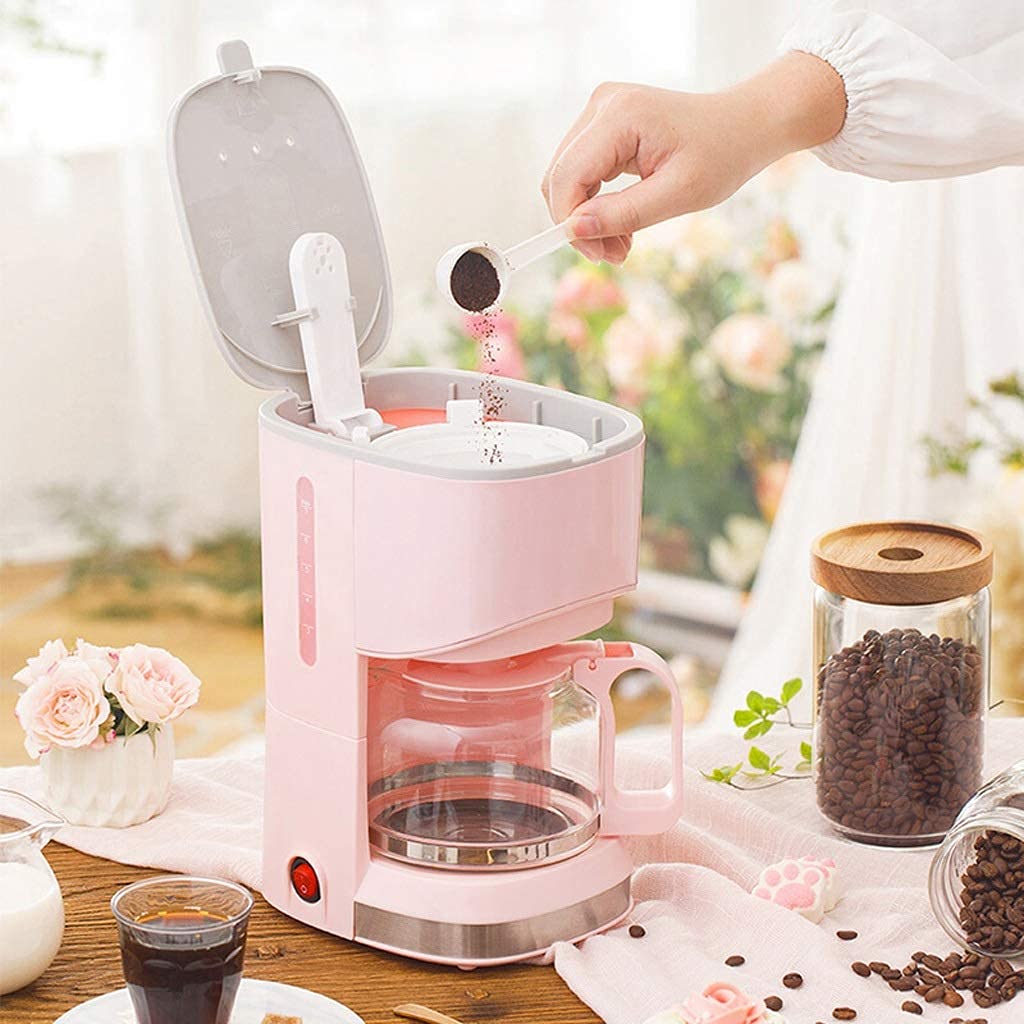 Macchina per il caffè Isolamento automatico Filtro multifunzione Macchina per il caffè Design antigoccia Avvio con un pulsante Caffettiera 700ML Macchina per il caffè multicolore opzionale (Colore :
