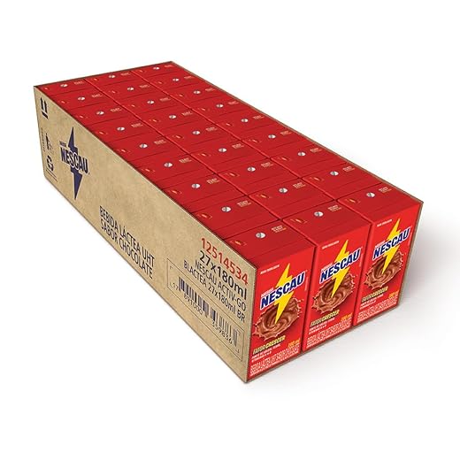 Nescau Bebida Láctea 180ml caixa com 27 unidades