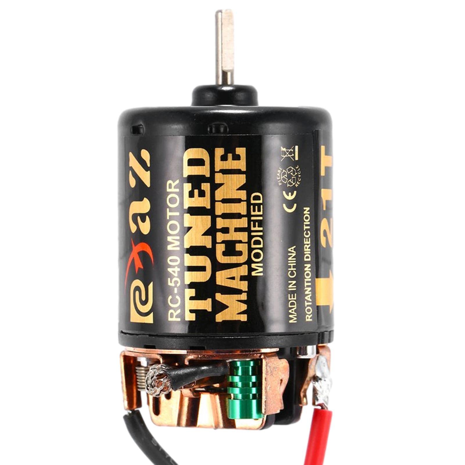 540 Motor,Fine Steel Shell 540 Brushed Motor | 540 Brushed Motor 13T/ 21T/ 35T/ 45T/55T/80T Waterproof 540 RC Motor For 1/10 Remote Control Vehicle