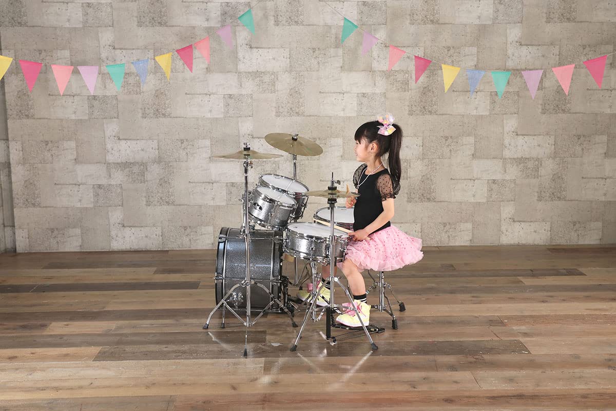 Pearl - RSJ465C/C31 Vera batteria acustica per principianti per bambini - Jet Black