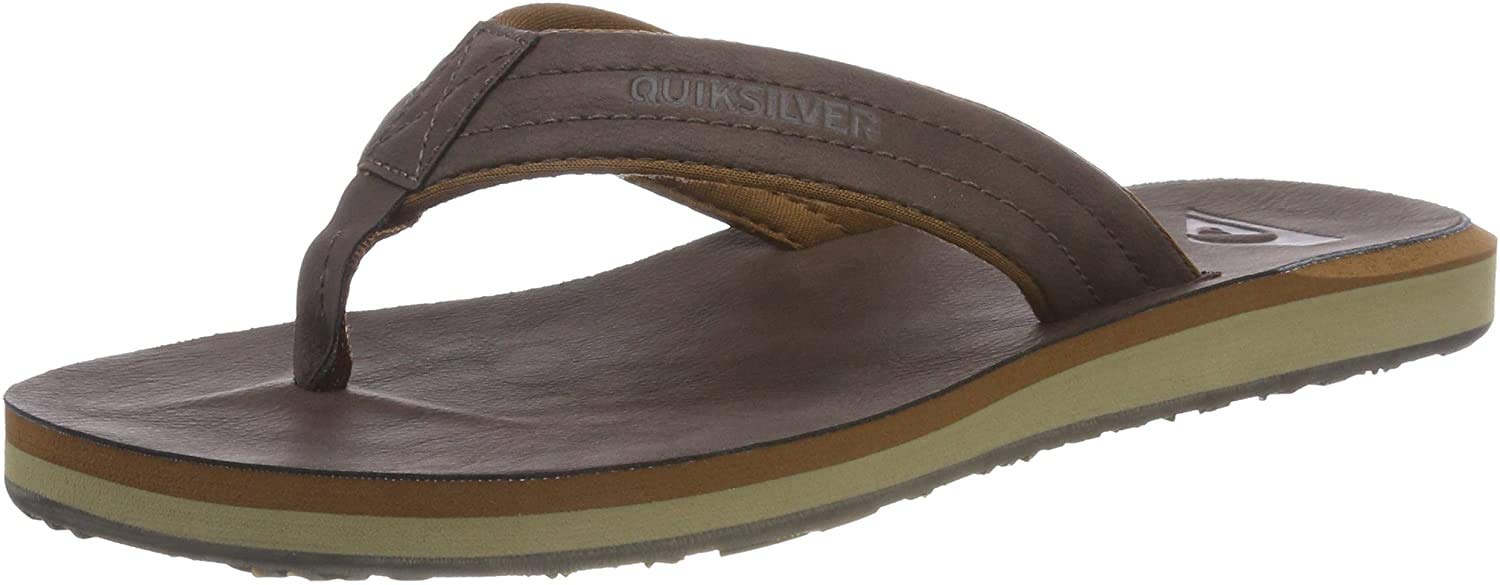 Quiksilver Hombre Carver Nubuck - Sandals For Men Zapatos de playa y piscina