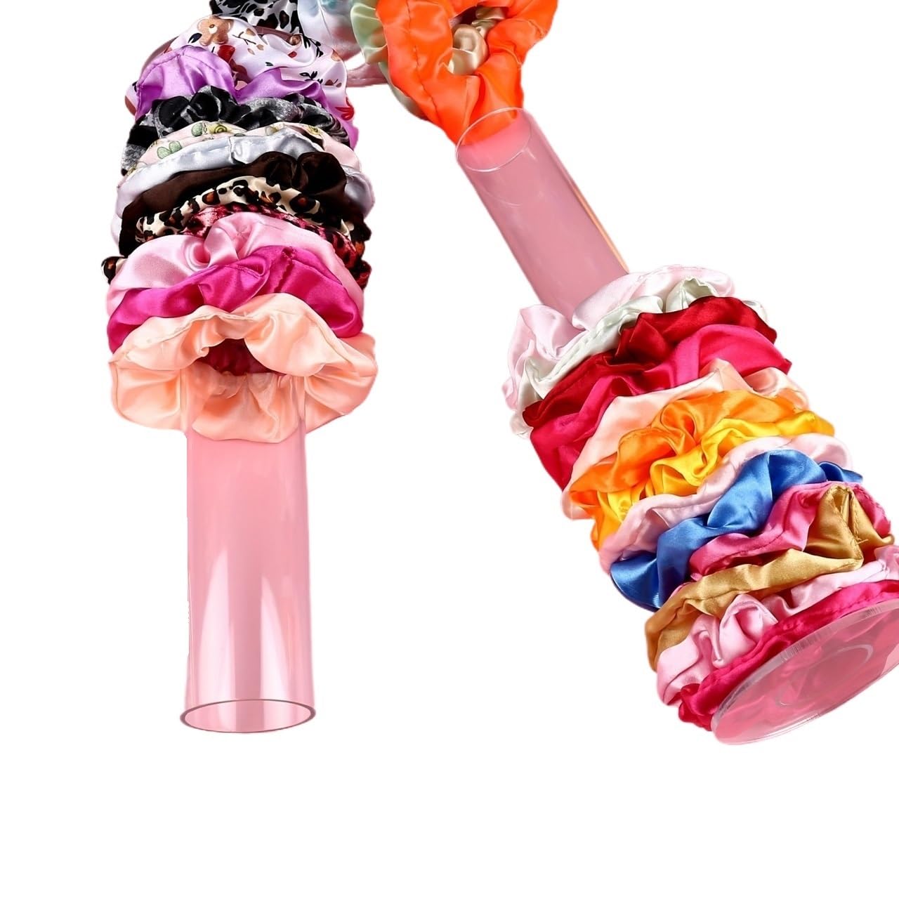 XINXIYUAN Hair Scrunchies Organizer Scrunchie Holder - Ties 11 In/ 28cm(WHITE)