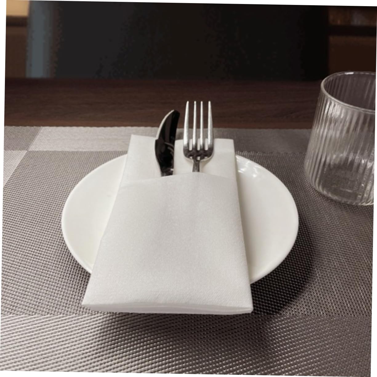 Servilletas de Papel Gruesas 50 Uds 40x40 Cm Engrosadas para Mesa de Comedor Fiestas Bodas Decoración Hogar Seguro y Desechable