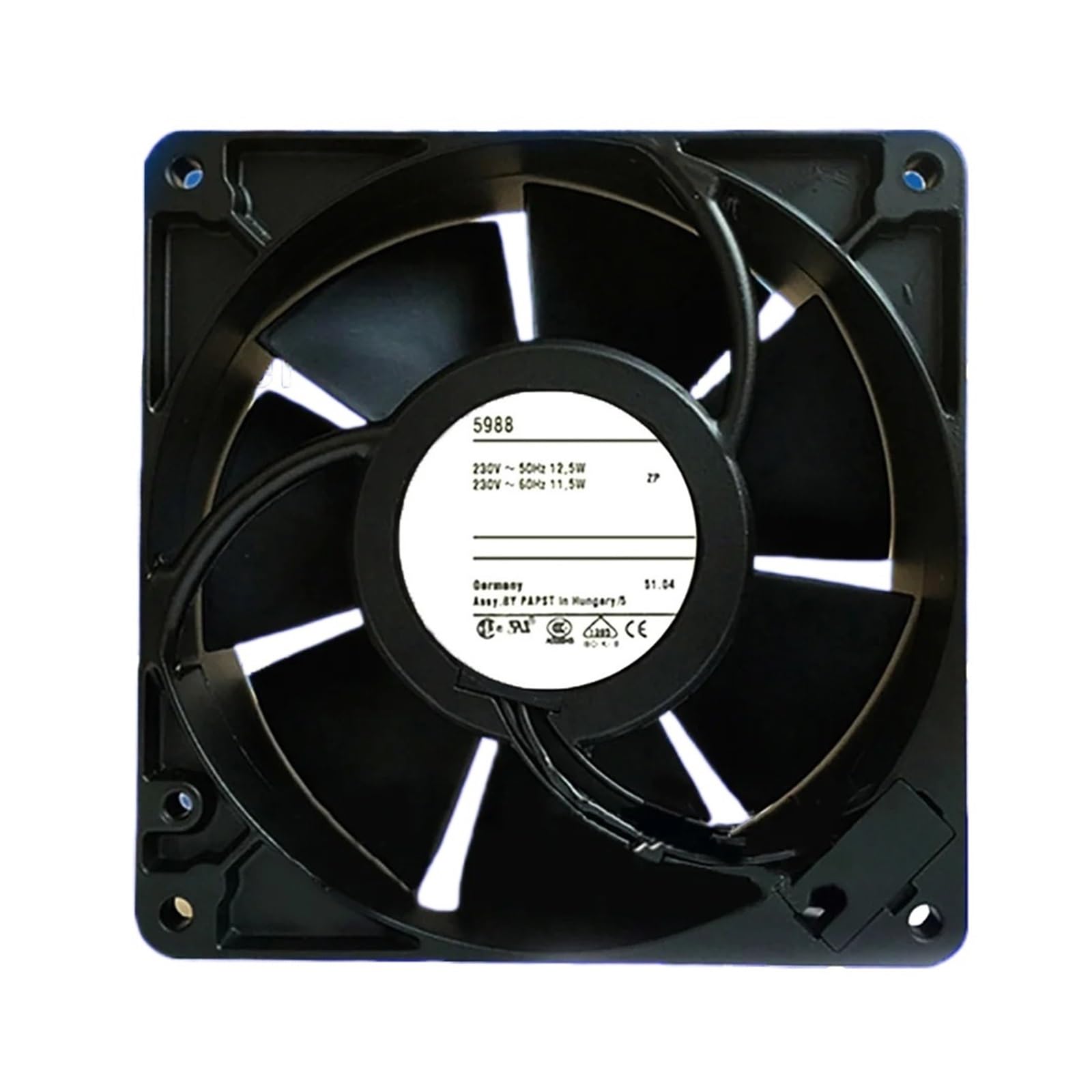 PEQYUACTE 5988 AC230V 12.5W+11.5W Cooling Fan 12738 127 * 127 * 38MM