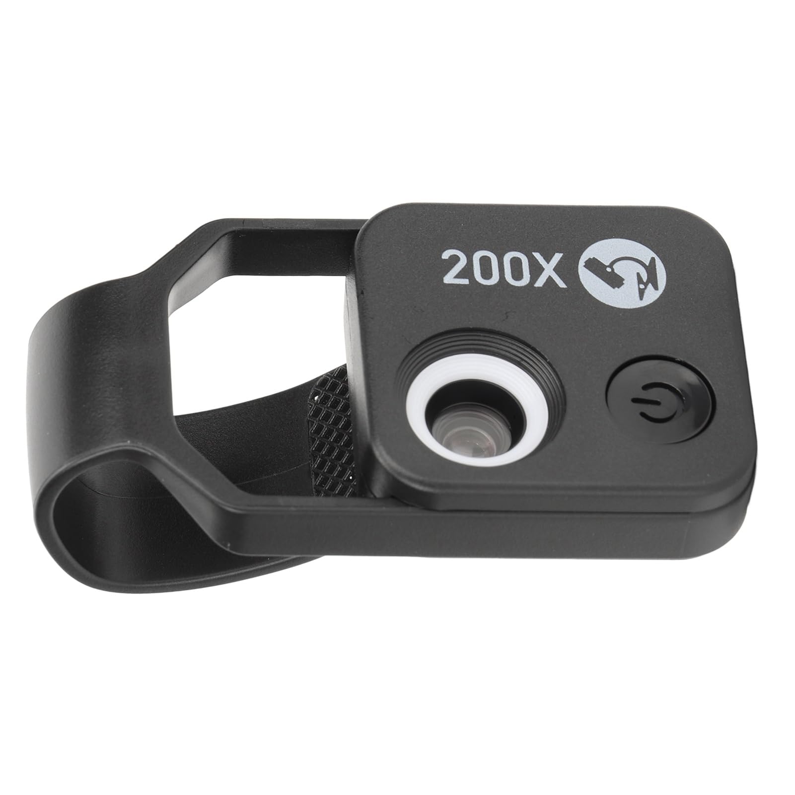 Topiky 200X Phone Mini Microscopio con LED Light e CPL (BLACK)