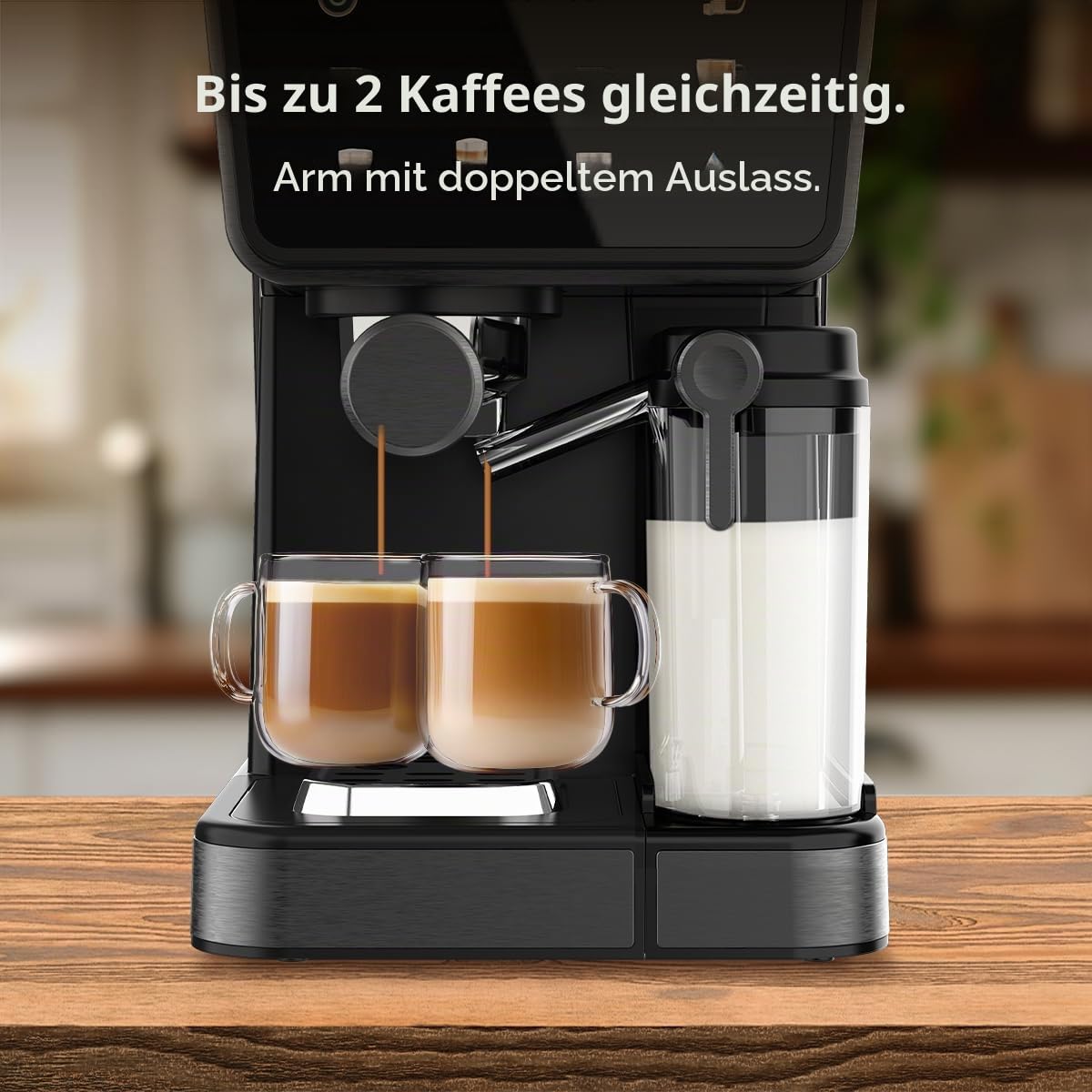 Cecotec Power Espresso Touch ColdBrew Latte Espressomaschine 1350 W 20 Bar Touch-Display 1,5 L Wassertank