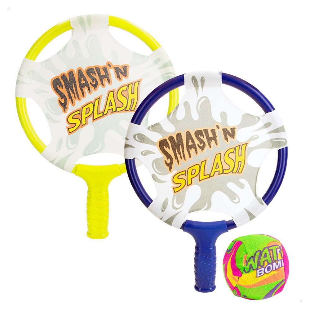 ColorBaby Aqua World Set de Tenis para niños con Bola de Espuma, 2 Raquetas, Fácil Agarre, Mi Primer Juego, +3 años, Juguetes Exterior, para la Playa o el jardín, Juegos Infantiles (47681)