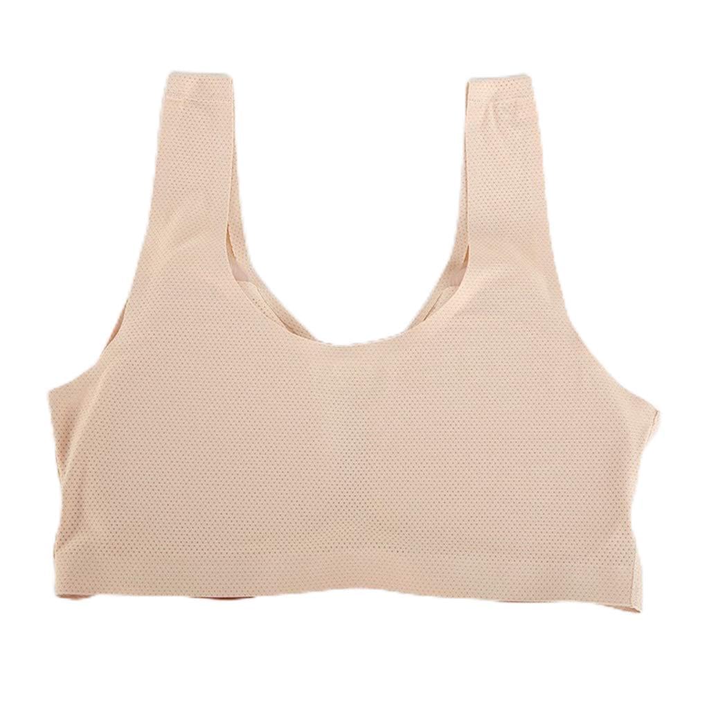 Pocket Bra Crop Top Silicone Fakes for Mastectomy Brassiere Tank Top B