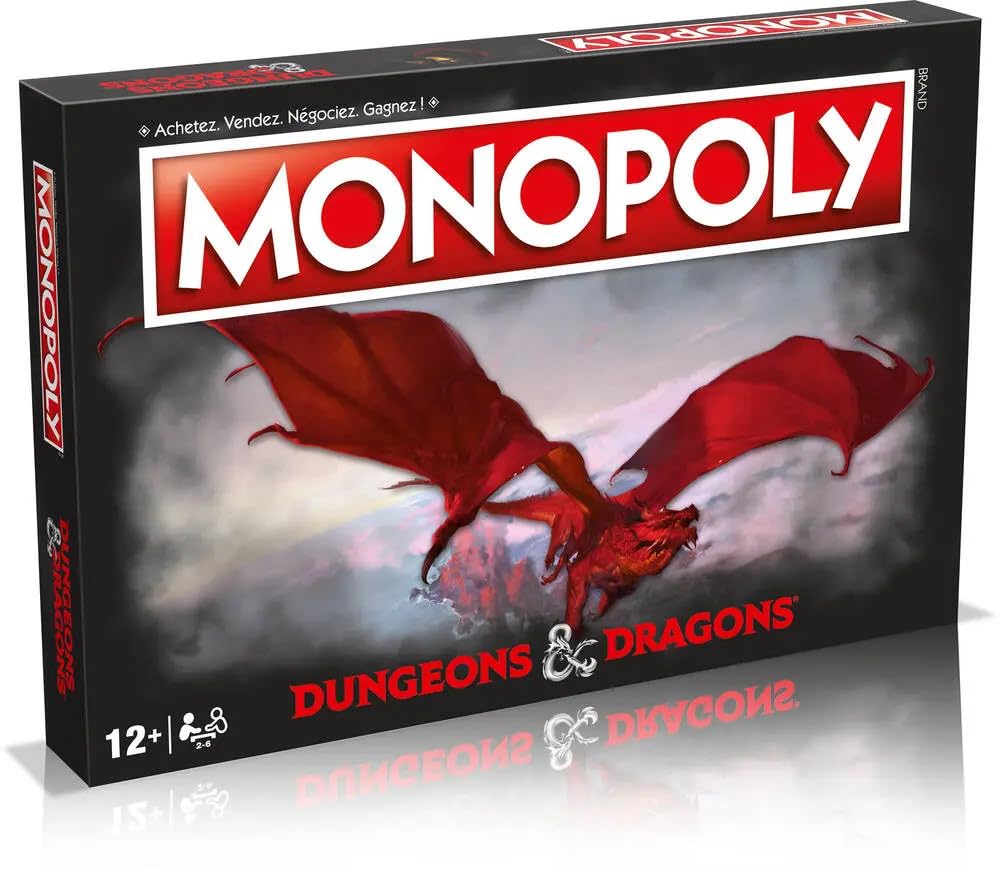 Winning Moves - Monopoly DONJONS ET Dragons (Dungeons & Dragon) - Jeu de Plateau - Version française L WM02022-FRE-6