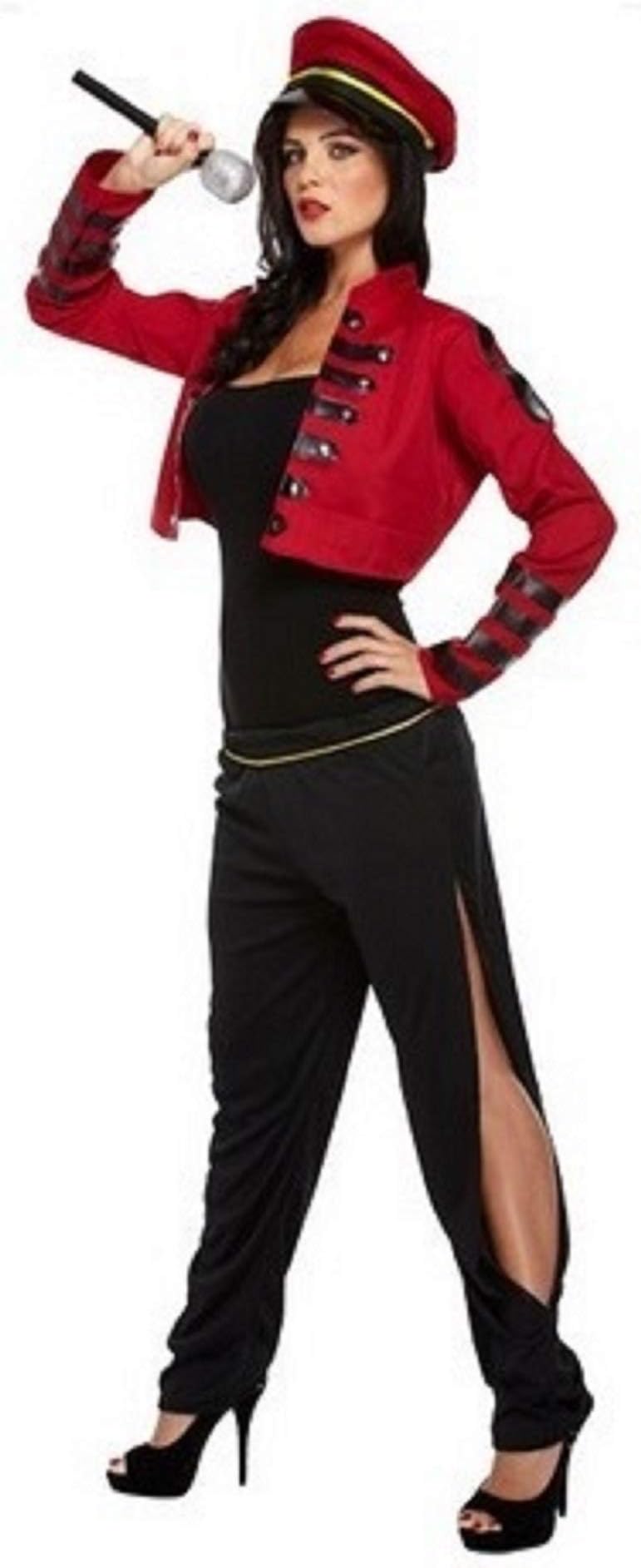 Ladies Pop Star Famous Celebrity Cheryl Cole 1990s Fancy Dress Costume Outfit