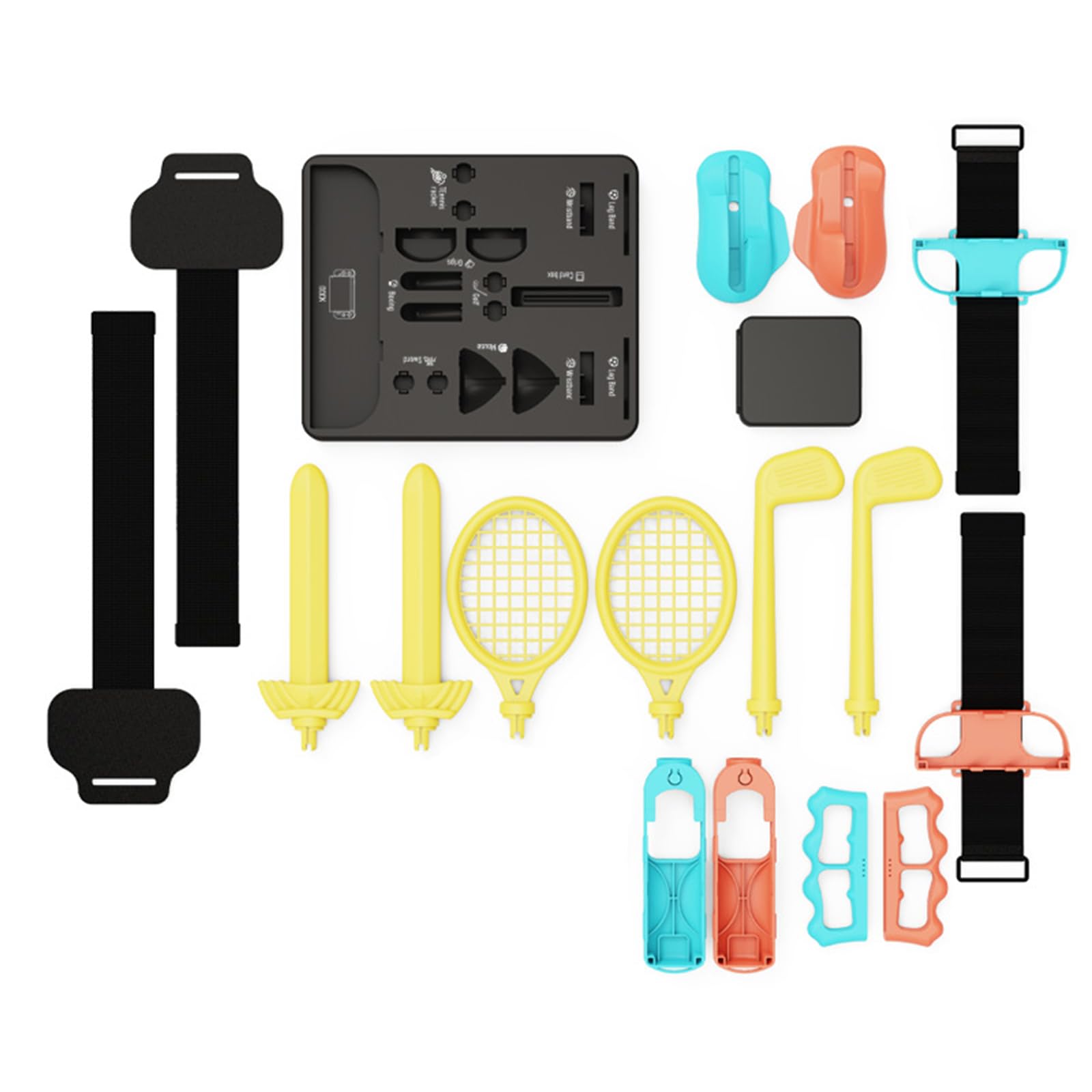ordinarYone Motion Sports - Controller da 18 pezzi, per giochi interattivi, design ergonomico e materiale ABS
