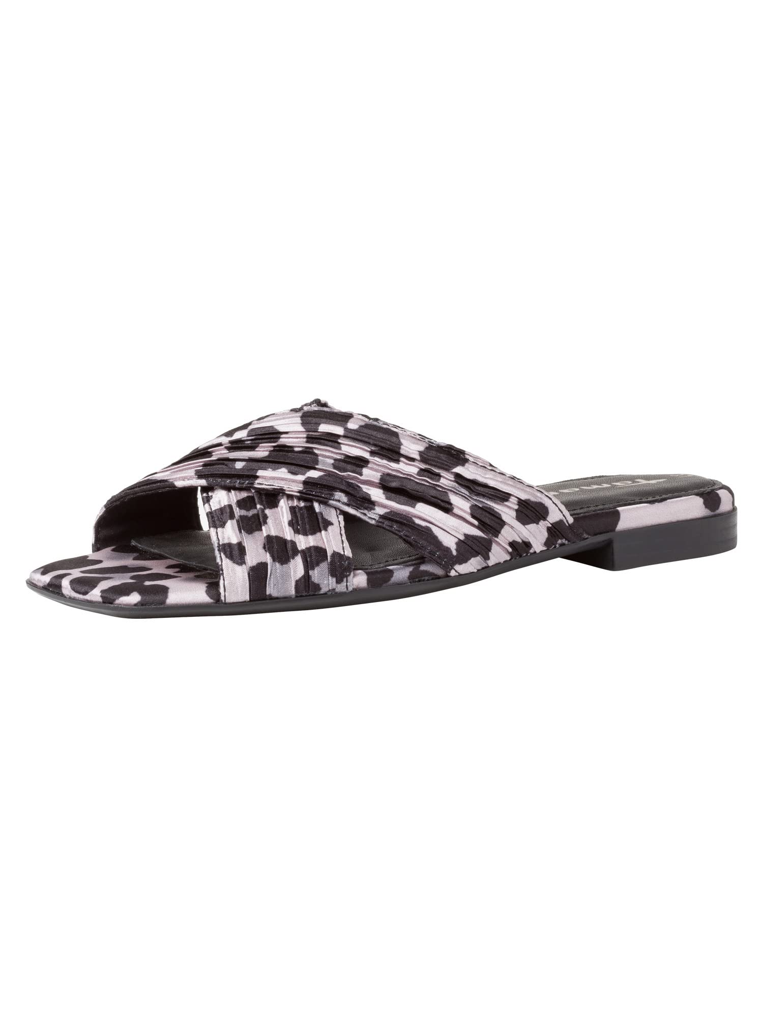 Tamaris Damen Damen 1-1-27107-28 082 40, Flat Sandal, BLACK LEO,