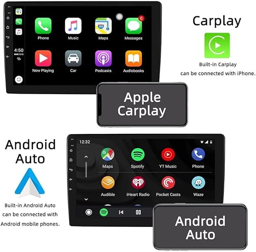 Hiolpen Bluetooth Car Stereo for 2003 2004 2005 2006 2007 for Honda for Accord 9.7\" Touch Screen Radio Android 13 Car Stereo Radio GPS Navi WiFi Car Stereo with Bluetooth