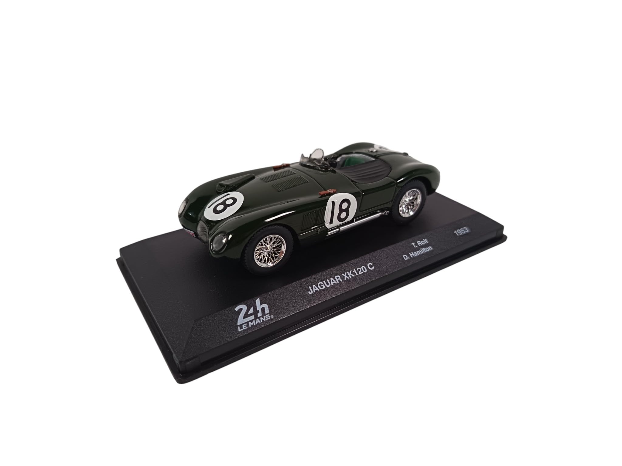OPO 10 - Miniatura de Las 24 Horas de Le Mans a Escala 1/43 Compatible con el Jaguar XK120 C Ganador (1953) - ALA055