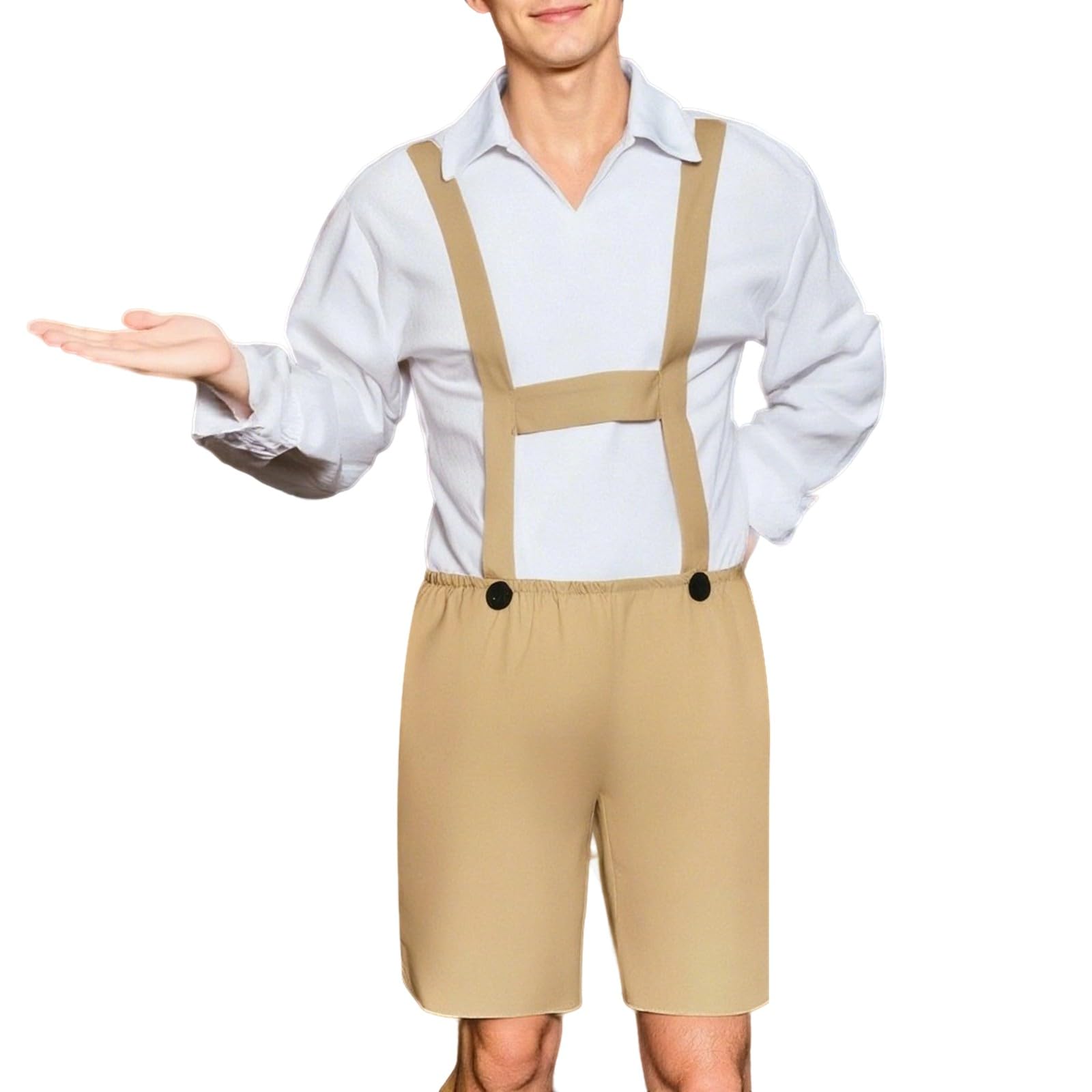 Peto Trabajo Hombre Holgado Jumpsuit Carga Ligero Grande Overol Overall Suelto Casual Pantalón Vaqueros Informal Ajustables Bolsillo Pantalones Cargo Mono