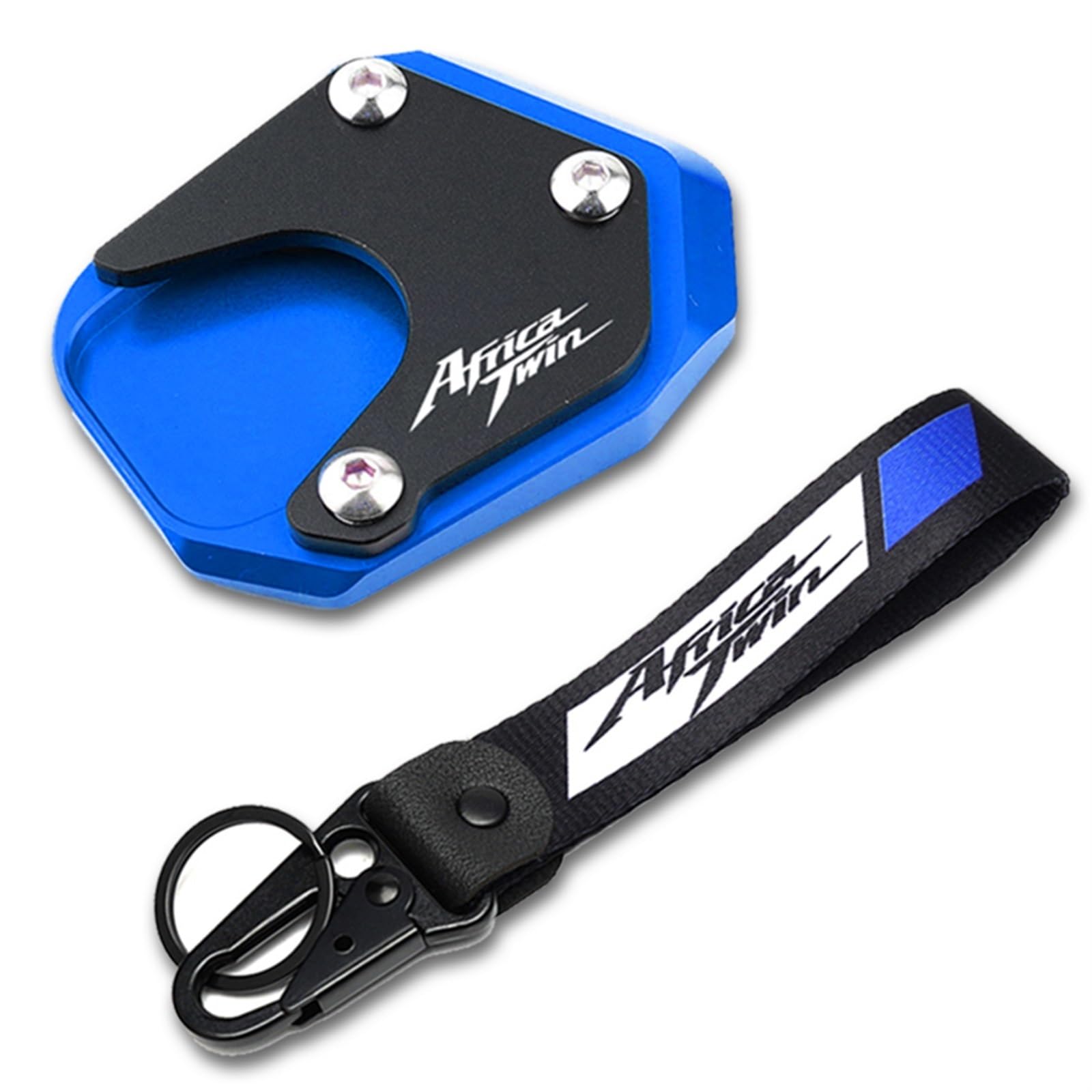 Béquille Latérale Extension Pad Aluminium CNC Pour Africa Twin 750 XRV RD07 - Noir