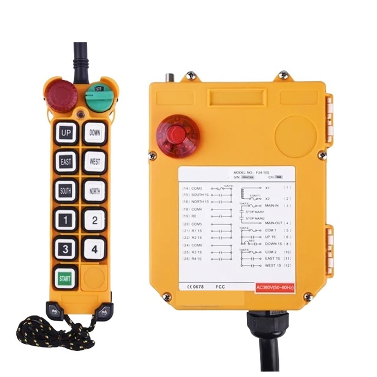 Télécommande de grue F24-10S pour simplifier le levage en atelier