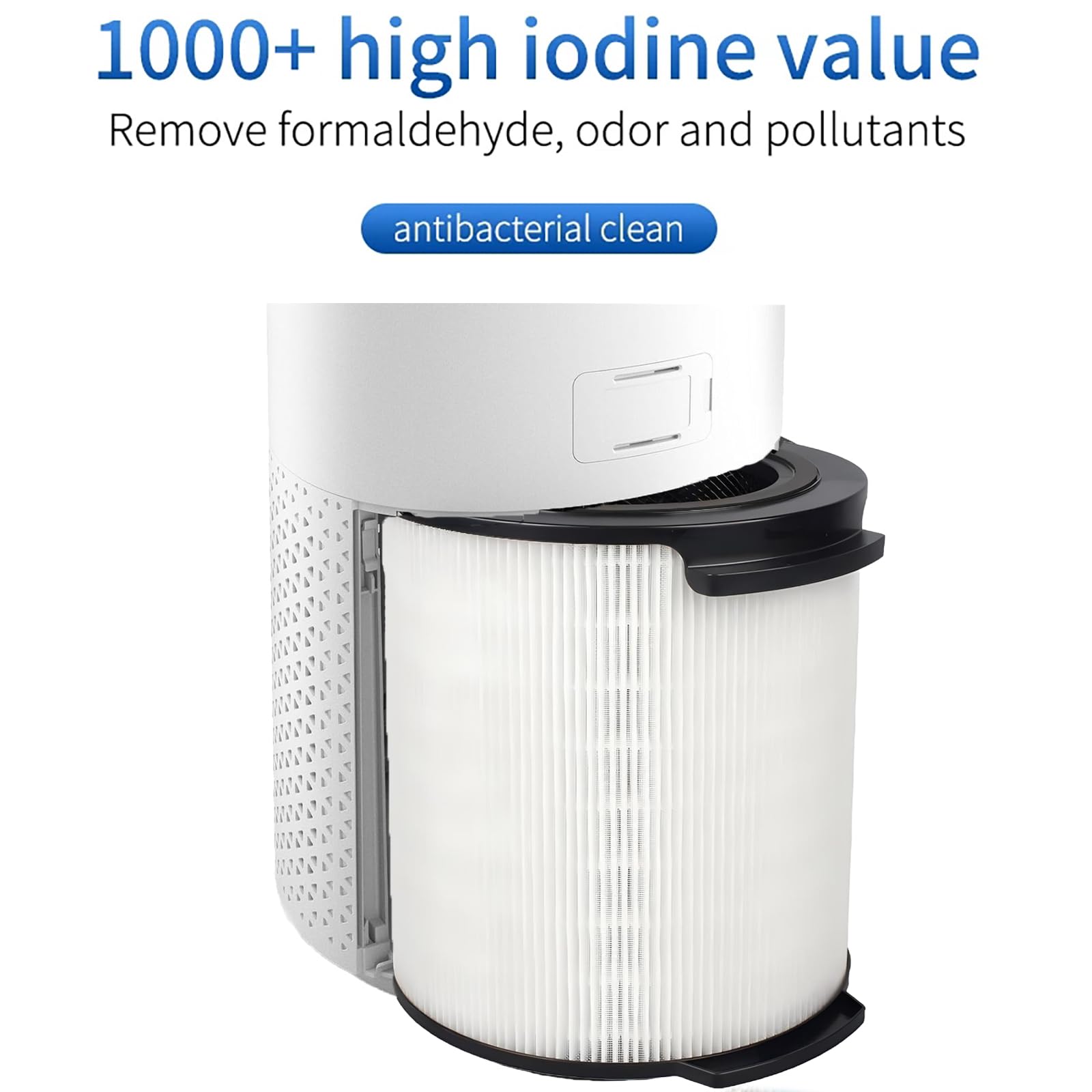 Filtro di ricambio HEPA e al carbone attivo FY1700/30 per purificatori d'aria Philips 1000i Series AC1715/70, AC1715/41, AC1715/30, ricambio NanoProtect